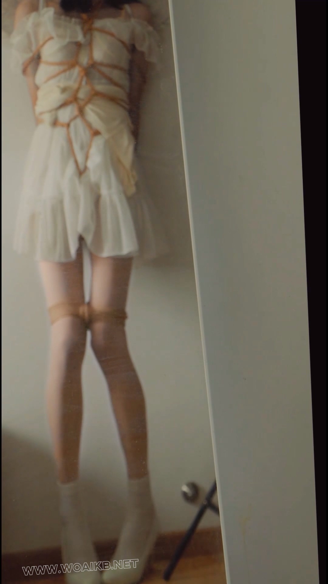 【天使叶子】久违的一次被绑，轻微罚站