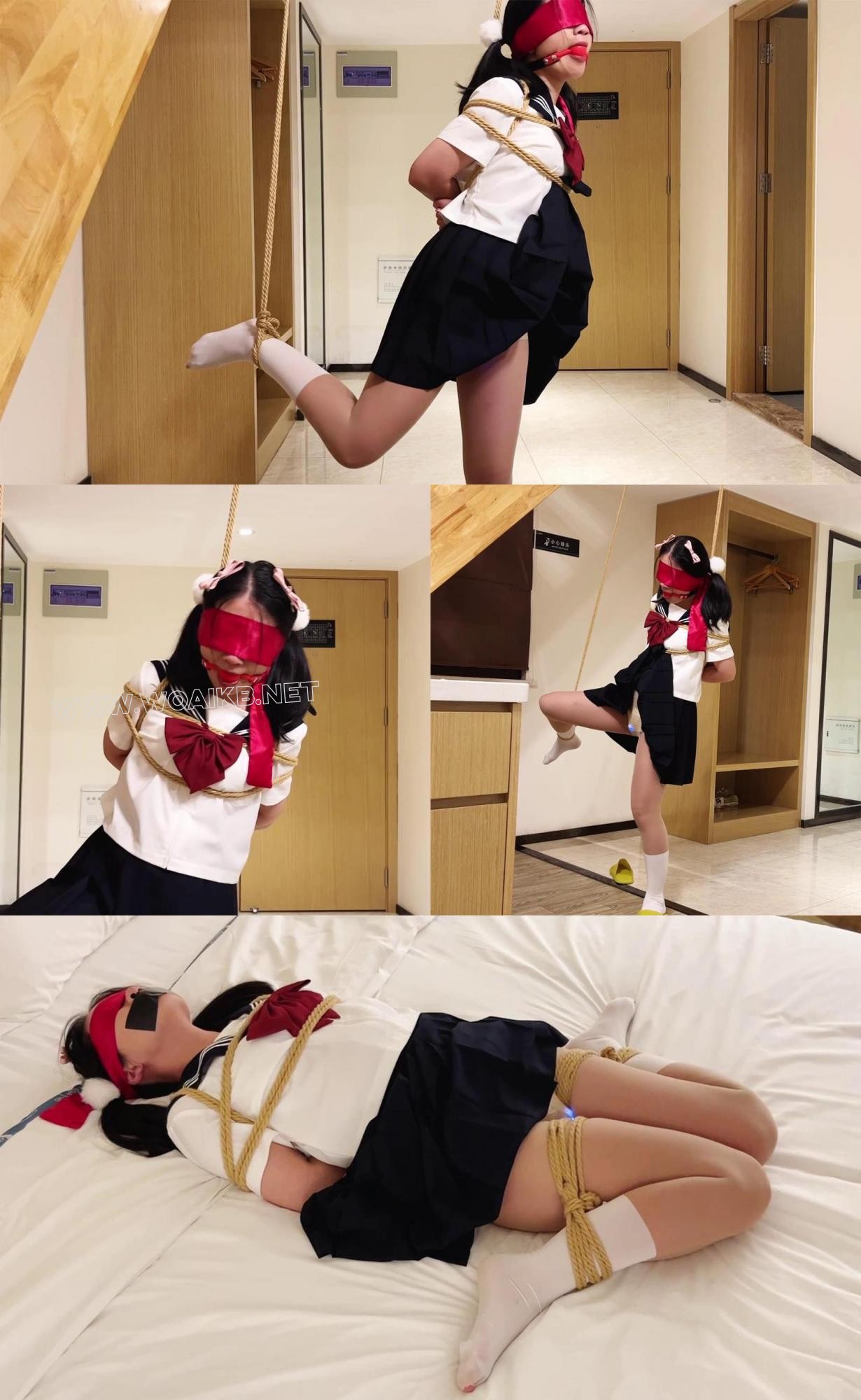 【臭脚妹妹】【白丝】【TD】【吊缚】【放置】【口球】【挣扎】