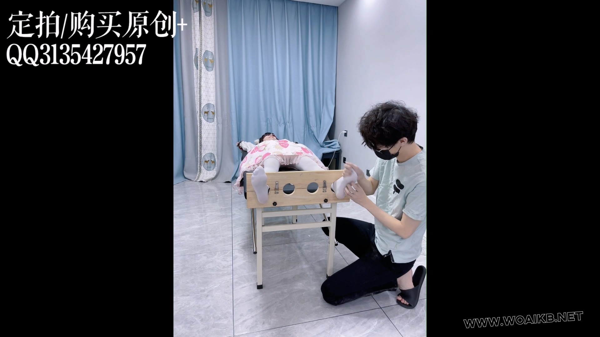 TK专场！一镜到底的持续tk~白丝lo娘茶茶连续痒刑tk地狱~（新tk道具~电钻滚刷！持续…