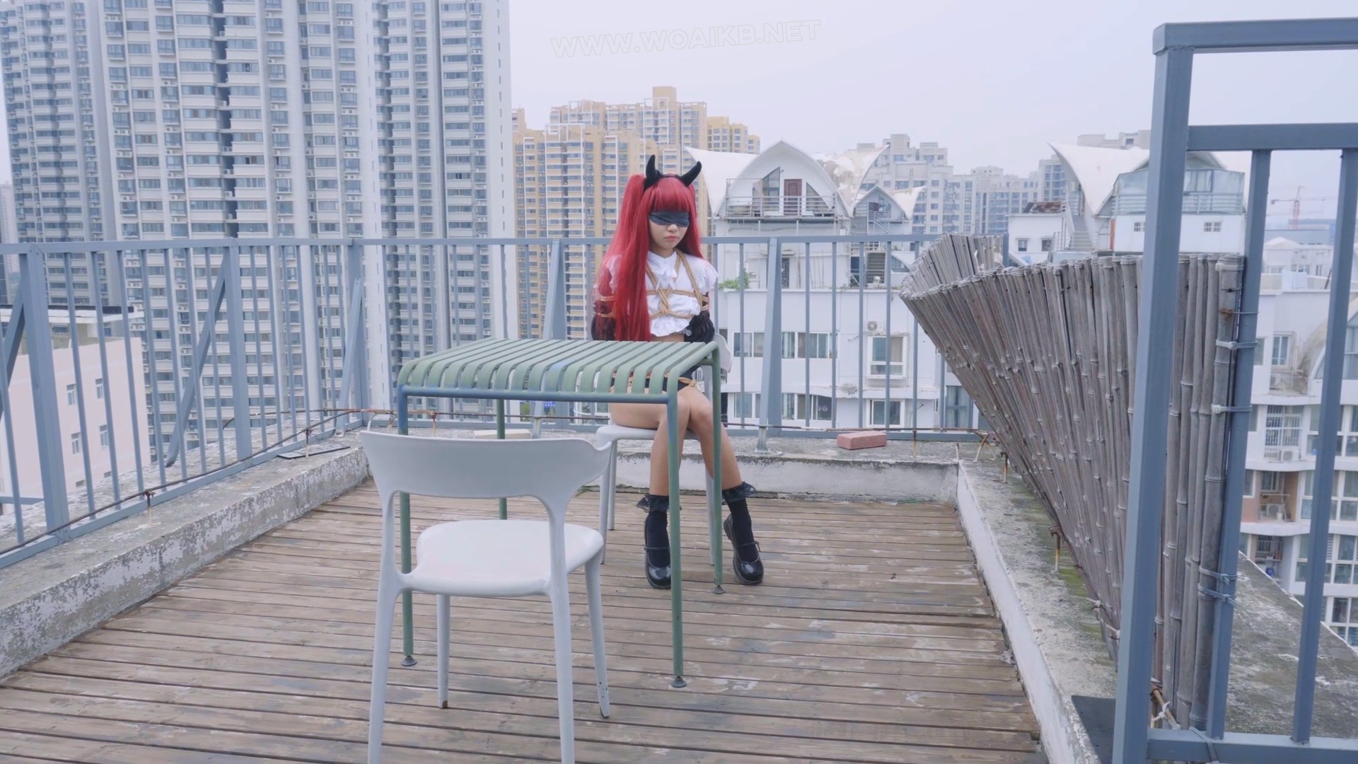 喜多川小魅魔cos捆绑m开腿调教