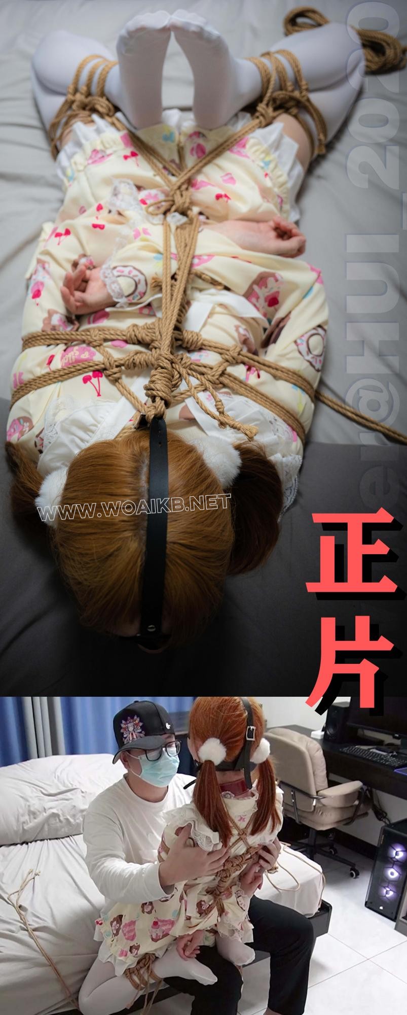 超紧股绳折磨，跟裤裤一起勒近肉里，疼得完全不敢动，大腿木马，ZDB强高