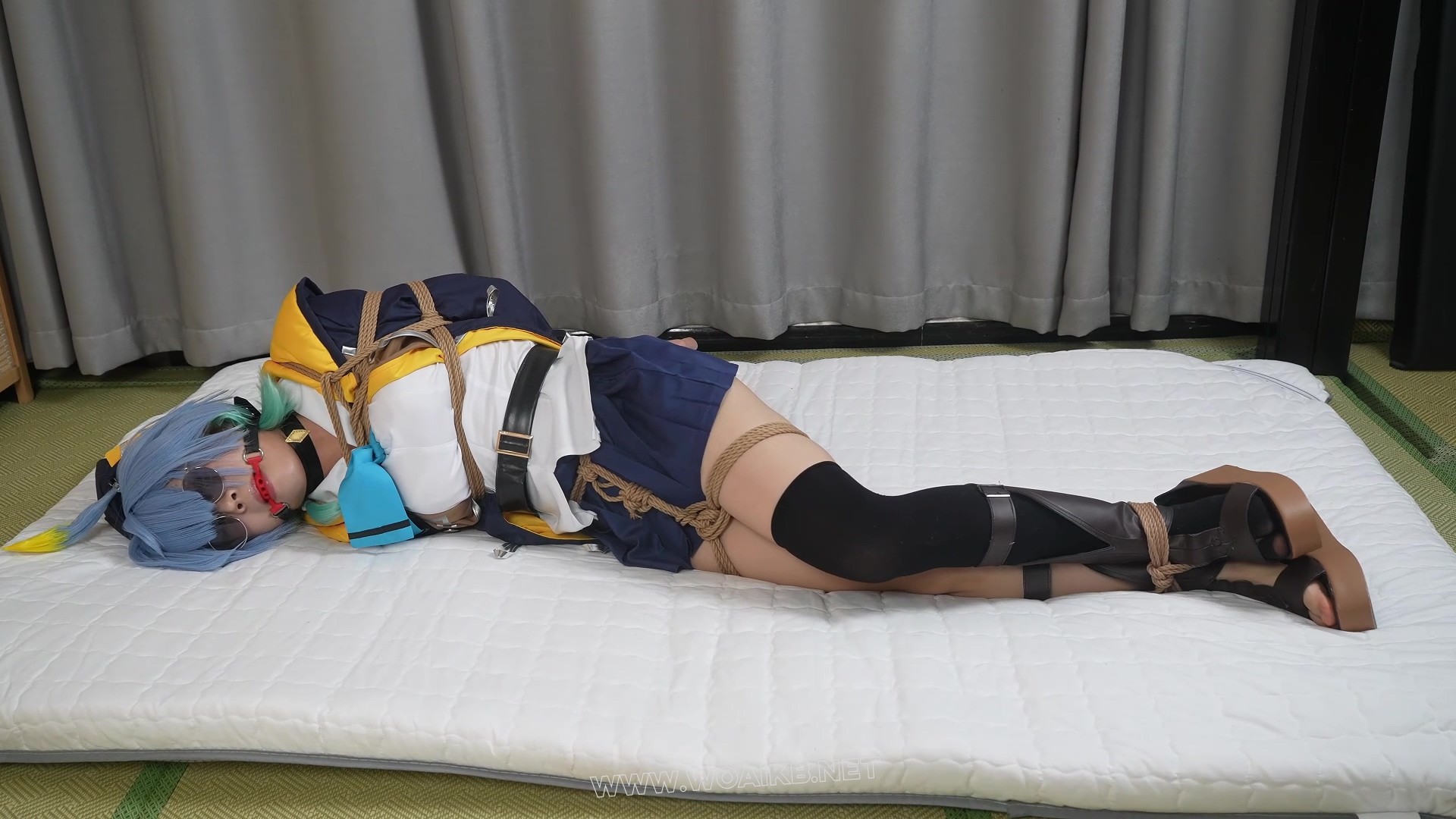 小0-cos《影之诗》巴巴洛斯，挣脱+马具口球驷马。