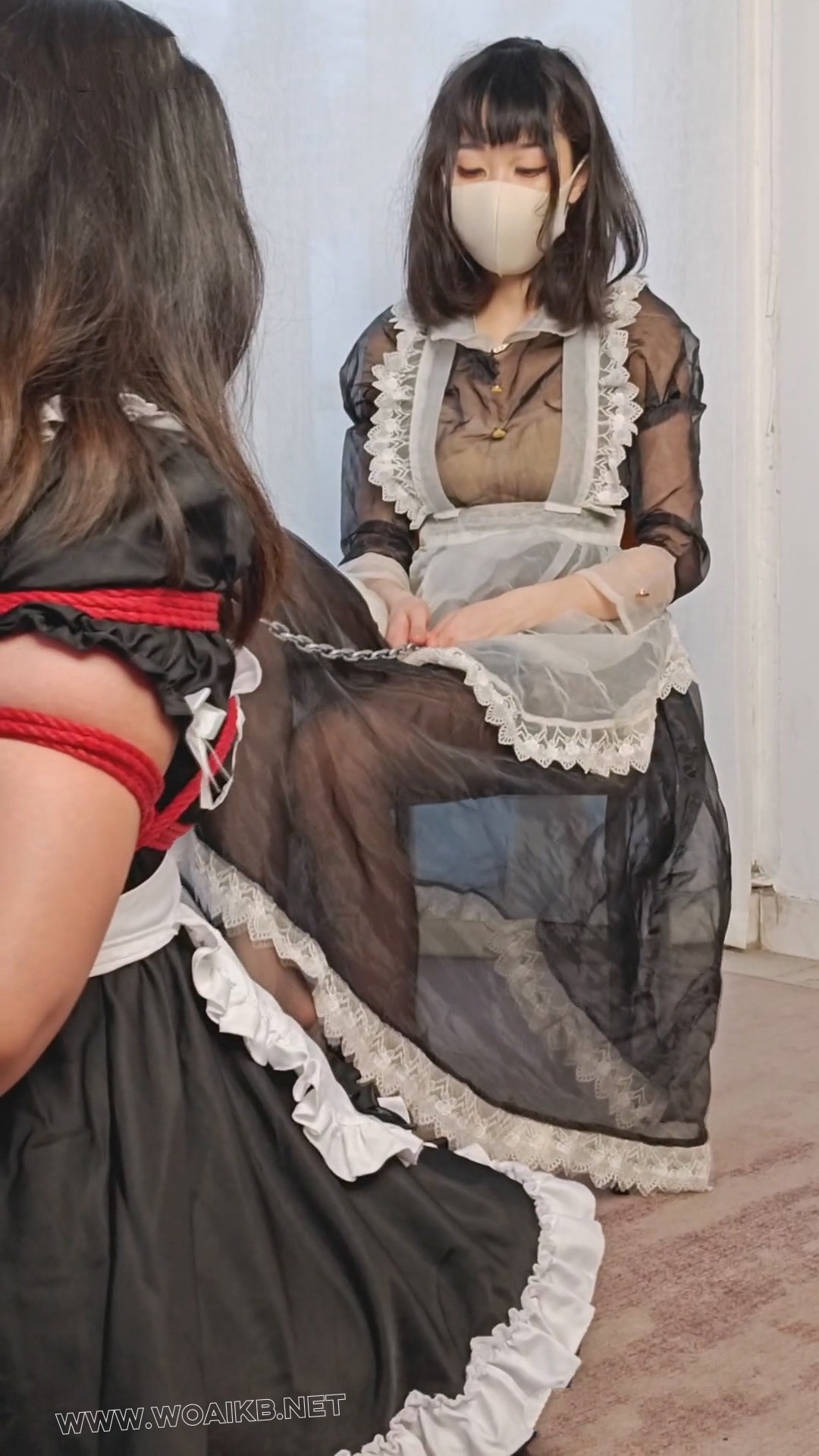 女仆战争2 惊天逆转，女女相争，最大赢家竟然是 史上最羞耻口球连缚 双人口球 唾液…