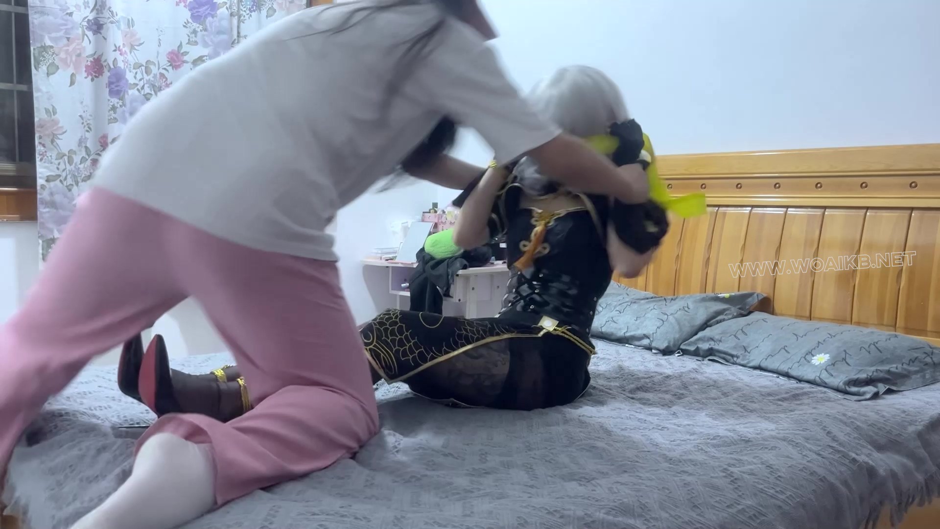 【出租屋游戏】永劫无间cos宁红夜被强行驷马捆绑tk在一字马拘束强制gc