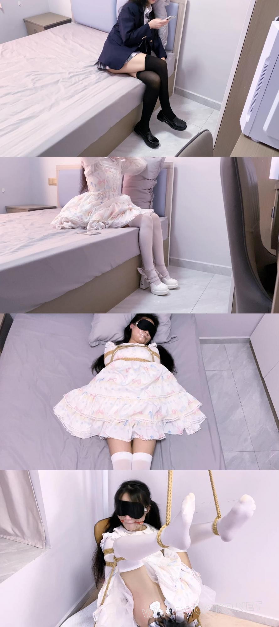 《少女情劫》-首次尝试拍剧情片+jk妹出门丢垃圾被坏人潜入家里+姐妹约逛街换衣服后…