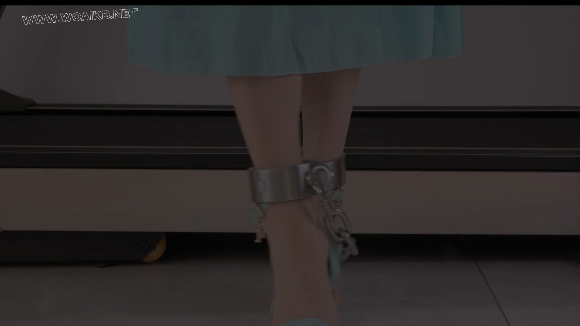 脚镣手铐禁锢绿裙肉丝绿凉高+金属GS、电动BB、无线TD与跑步机