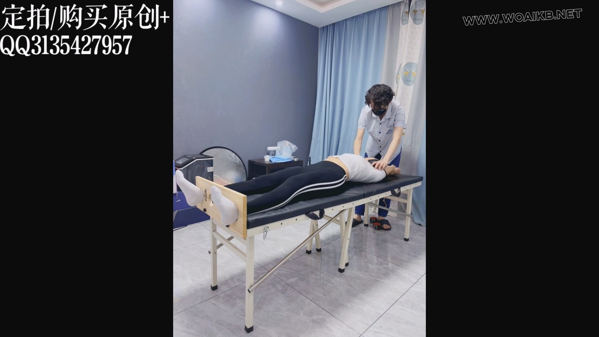 刑床驾驶员2！超级超级怕痒模特糖糖的第二部TK片~超怕痒运动服少女体验严厉TK，怕...