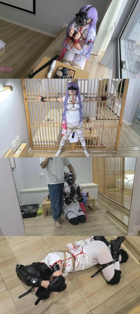 碧蓝航线(旗袍）独角兽的深H训练 释放口水 多重震动强糕 变身狗奴狂虐遛弯 四肢固…