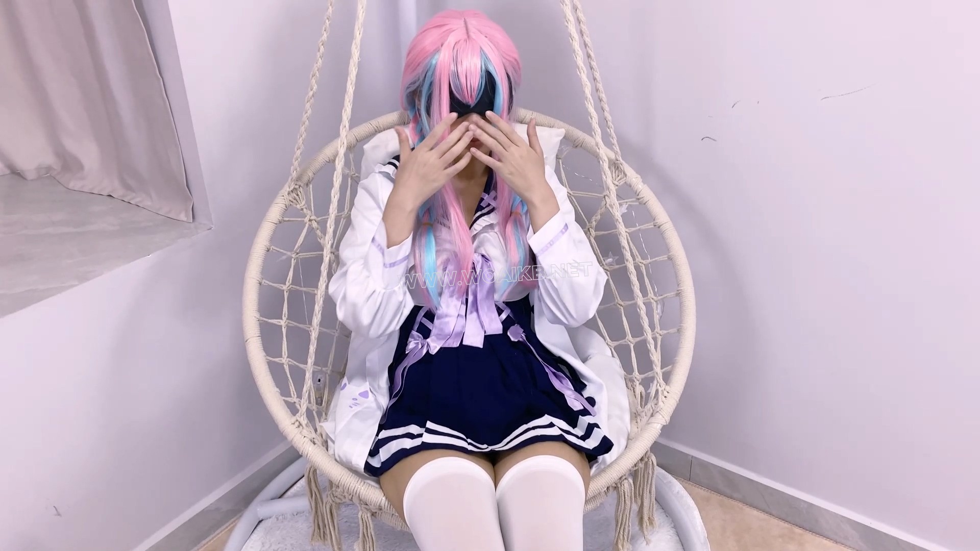 《路崽日记》-第十一集-客户定拍-凑阿库娅cos+胸缚+龟缚甲+日式捆绑+鸭子坐+跪缚+…