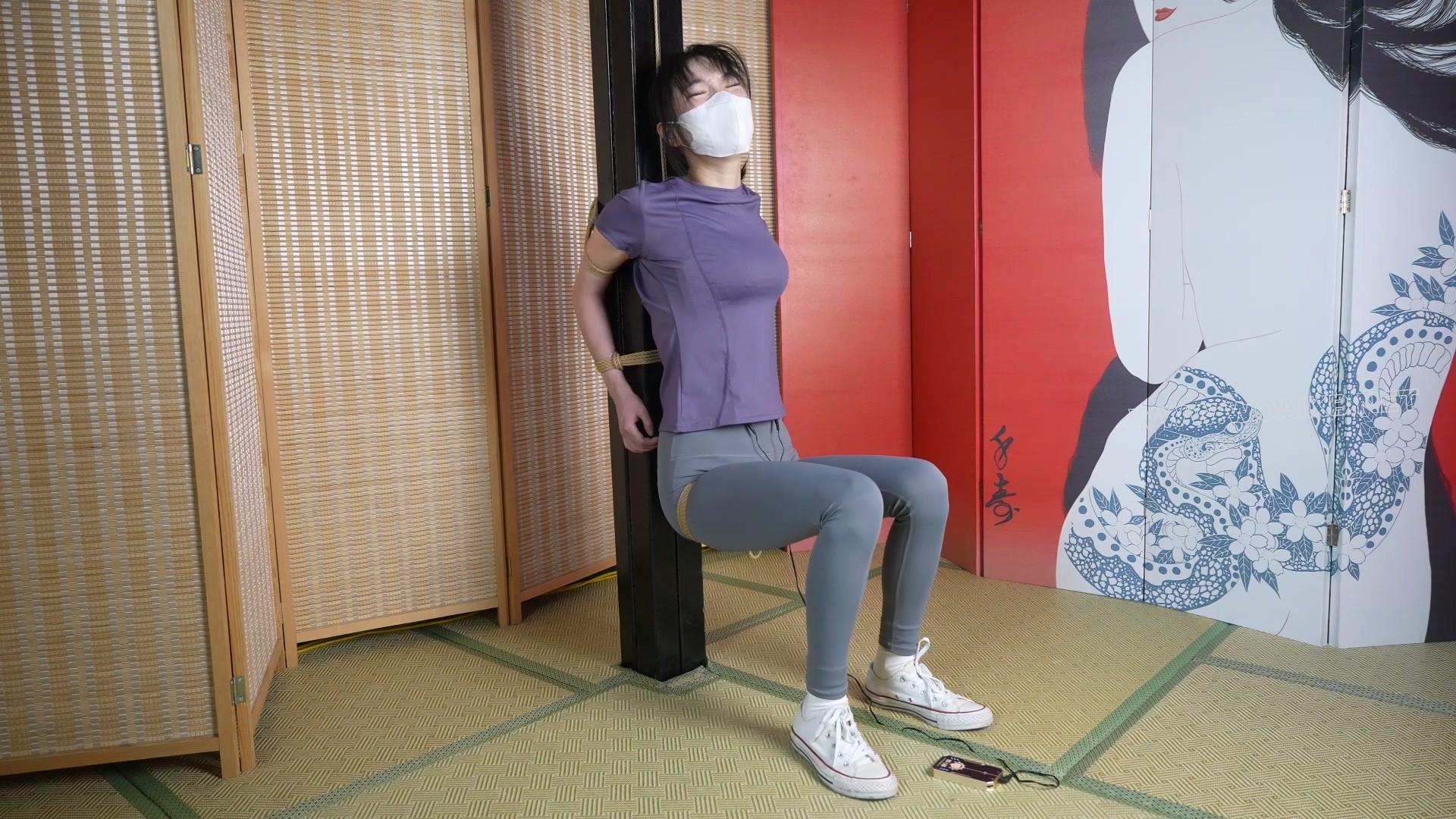 嗷嗷-瑜伽服 +帆布鞋，劫持举高高，袅袅，剧情向！ 预览图 4