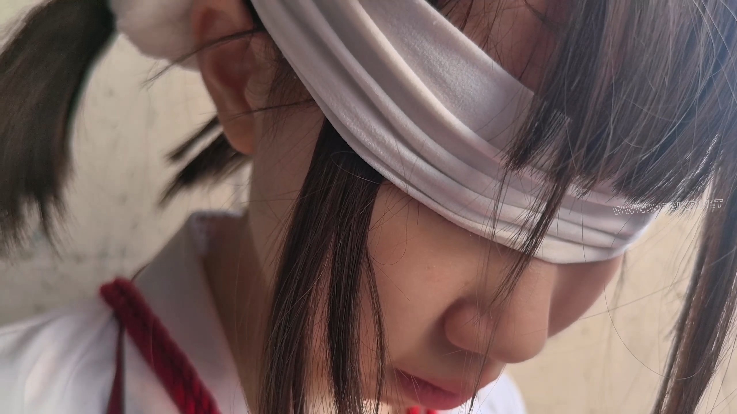 【尤美加奈】废墟最终章！双马尾白丝JK被羞耻调教 窗边调教+独自放置+郊狼+蒙眼堵... 预览图 15