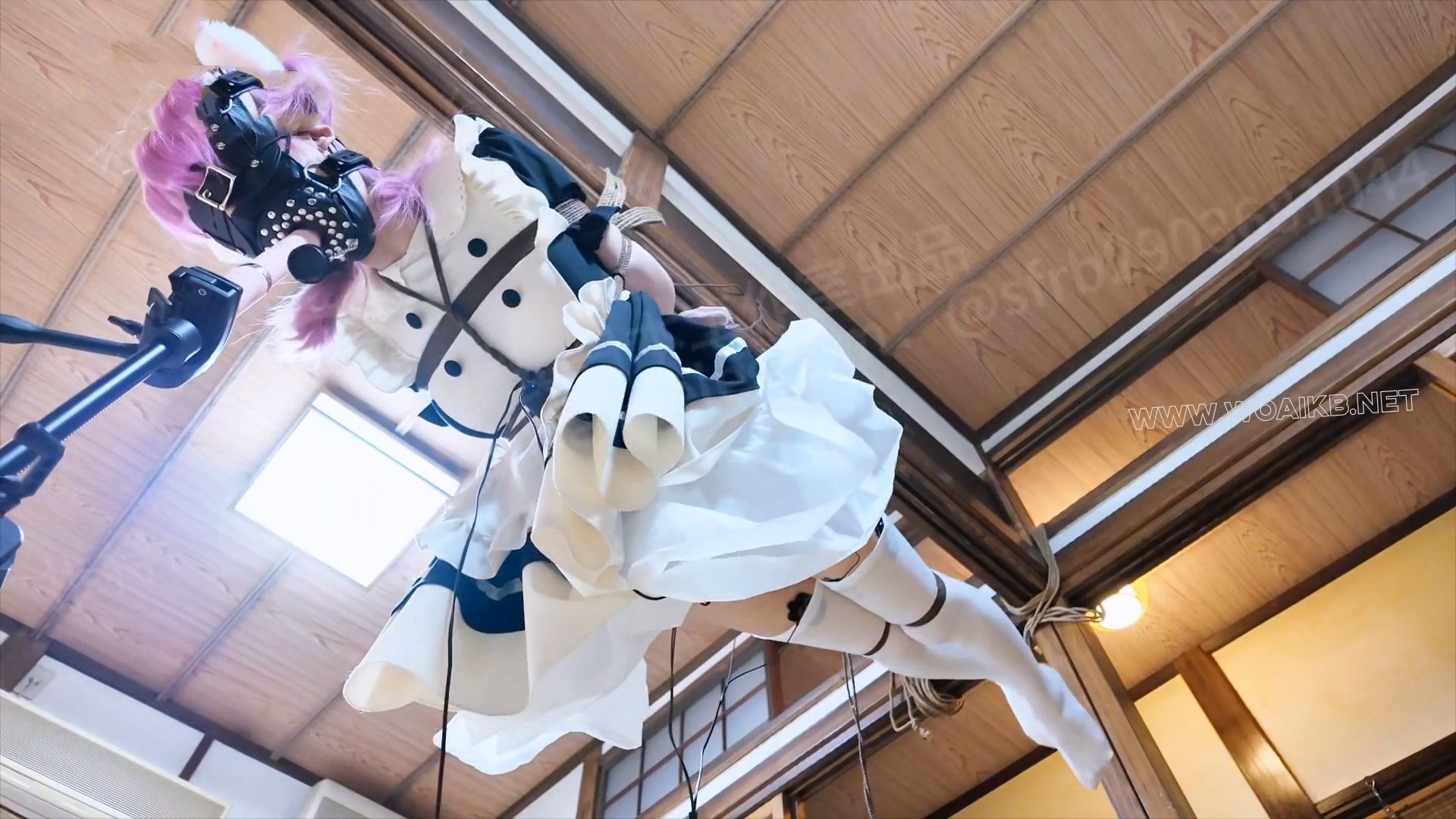 白丝猫系女仆养成攻略！年末干活！日式座椅分腿紧缚 强制开口口塞，口水流满一地... 预览图 10