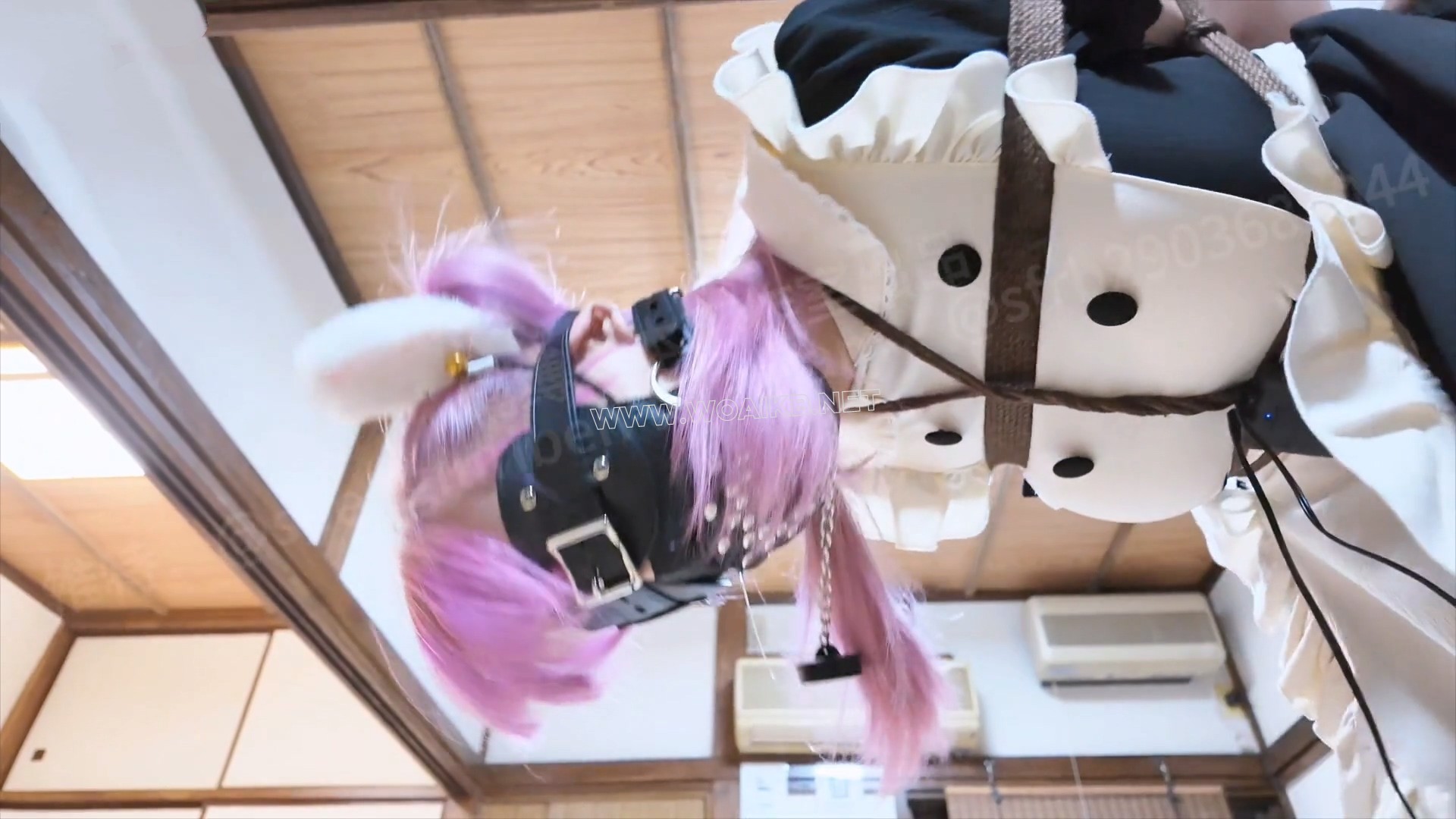 白丝猫系女仆养成攻略！年末干活！日式座椅分腿紧缚 强制开口口塞，口水流满一地... 预览图 11