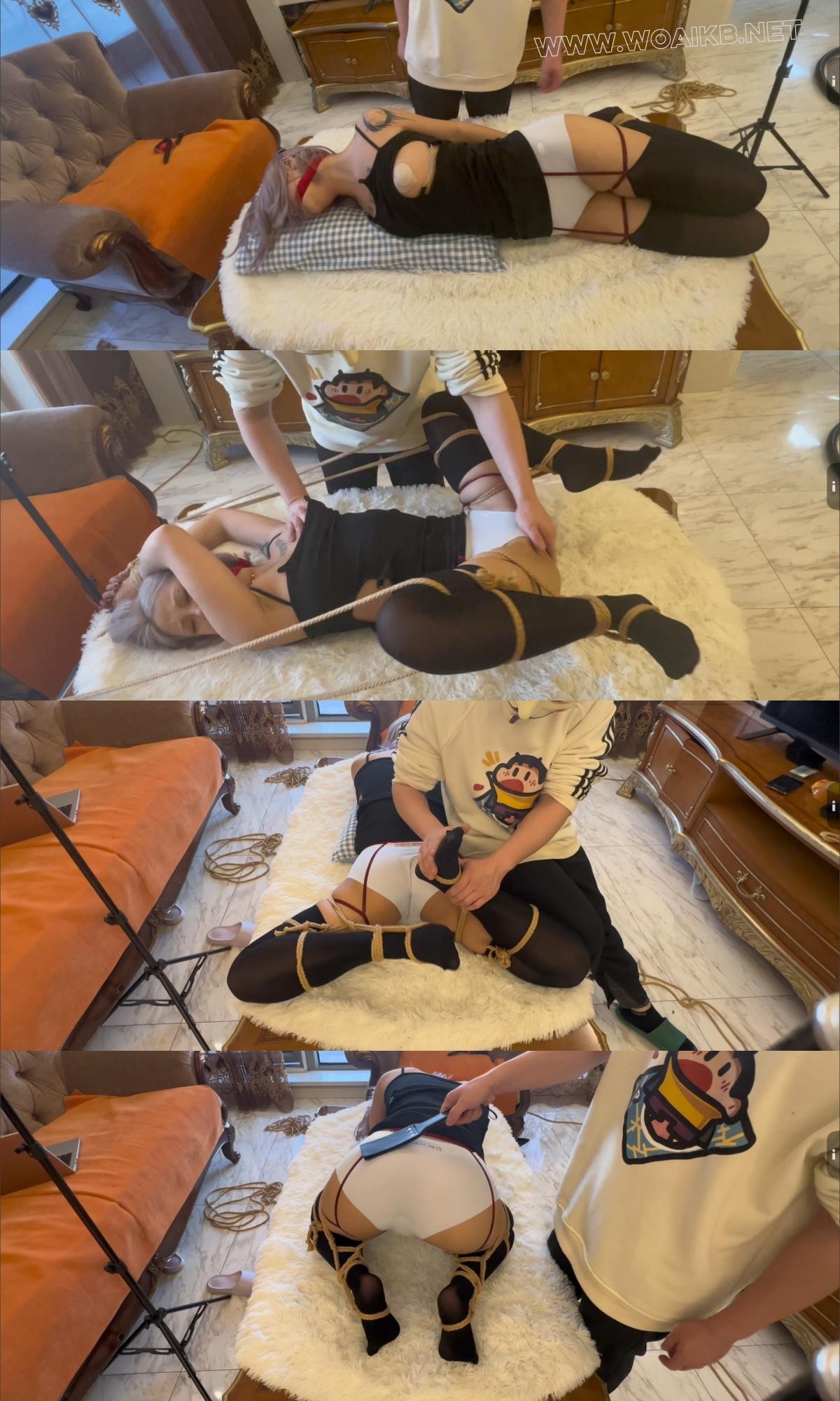 精心装扮准备去夜店玩的小涵 被摄影师抓起来狠狠WN （开放式揉X摸阴）+（固定分腿…