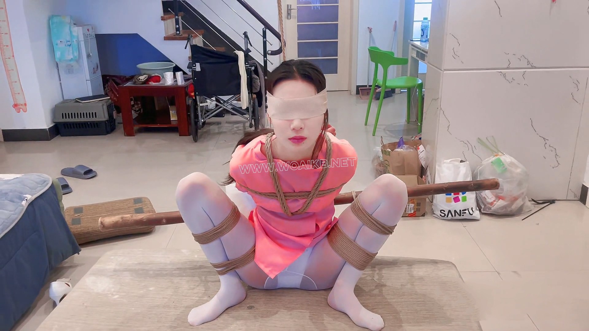 极限开腿缚调教