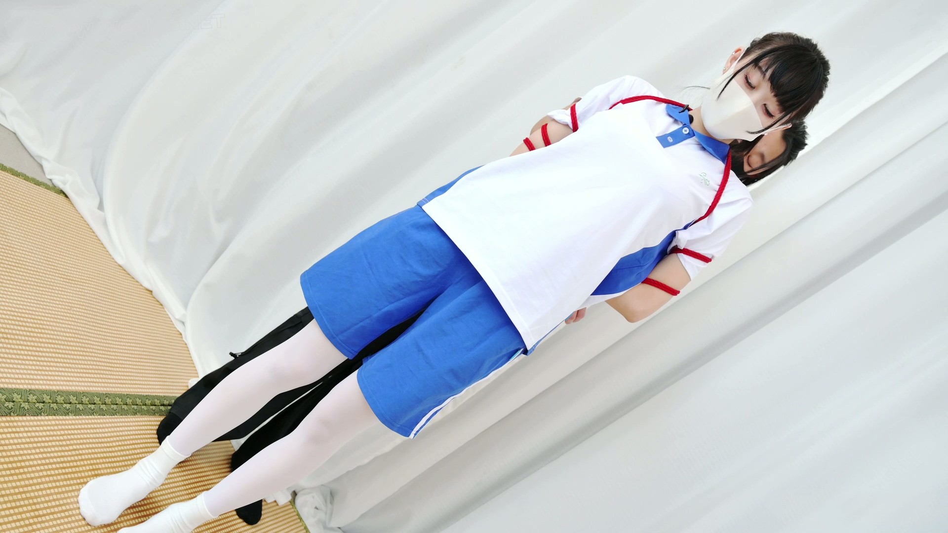 绑架女高中生18岁 女战士 国服女高 强高 双马尾 中式校服 蛇缚 挣扎 逃脱游戏 户外... 预览图 1