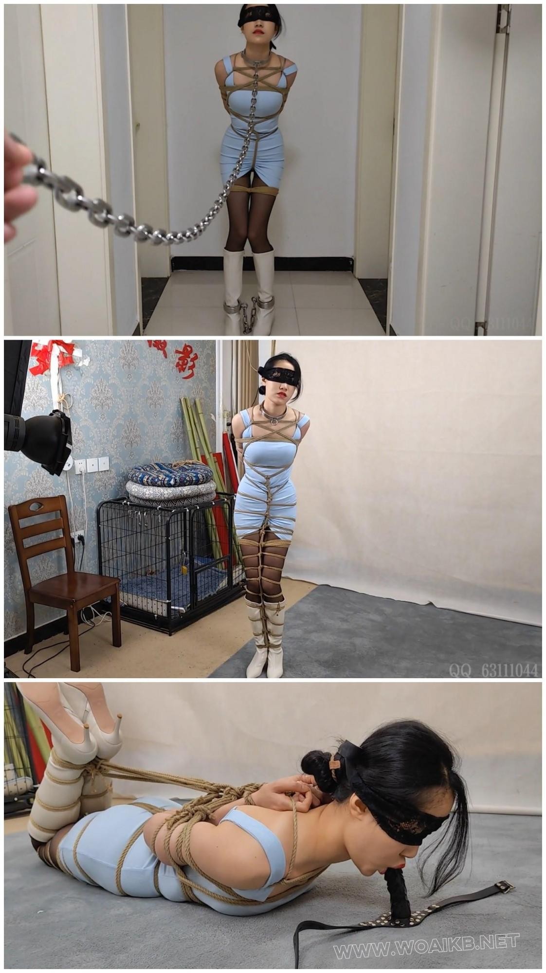 雅熙 长靴女白领 极限后手观音 驷马舔 口舌训练