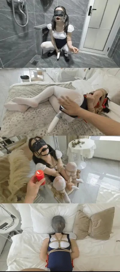 白丝死库水 厕所ZW GC 固定木奉震动强G 高强度电击＋TK笑得疯狂挣扎抽搐 固定姿势…