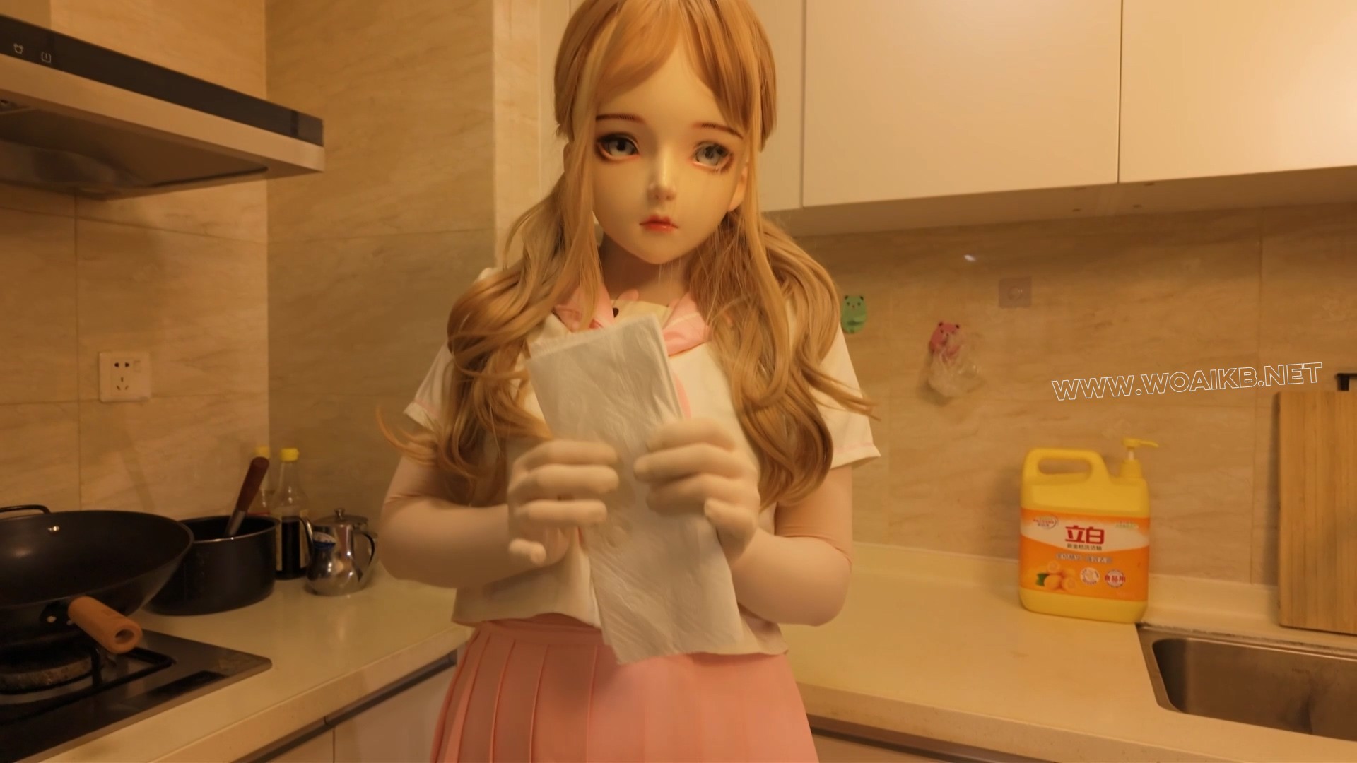 【厨房的挑逗痴女娃】kigurumi、zentai、lolita、面具