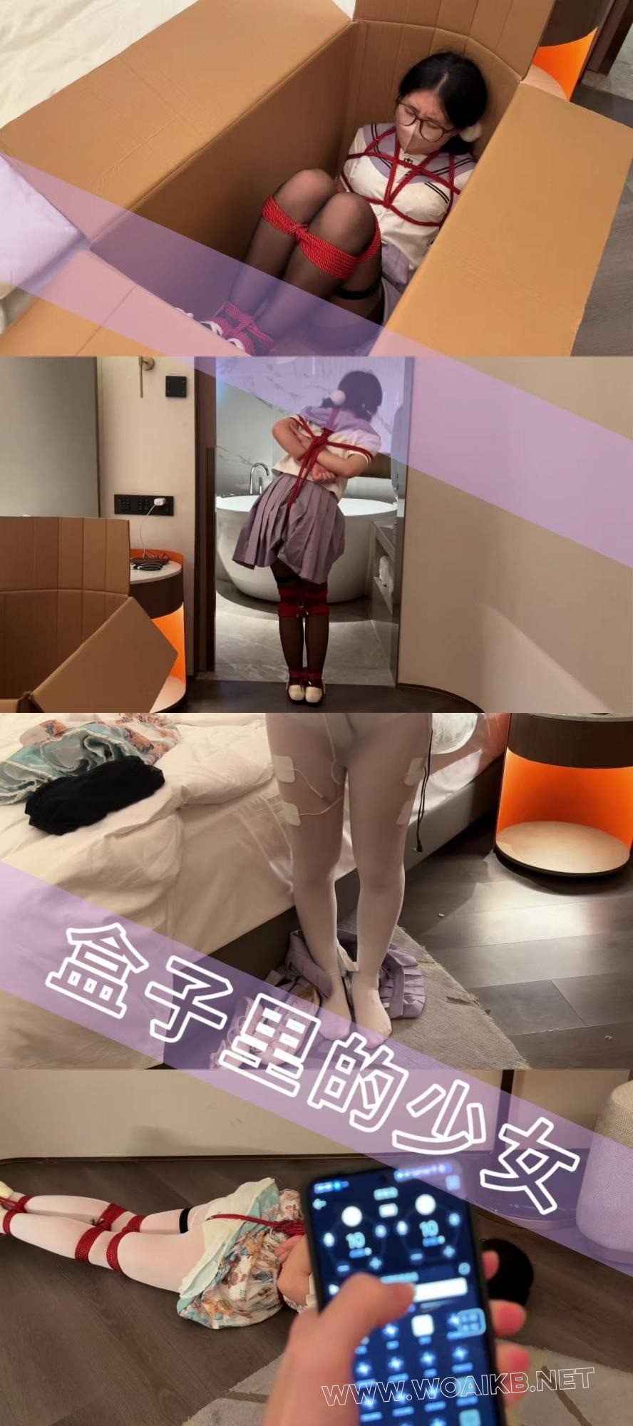 【盒子里的少女】黑丝JK、白丝Lolita、郊狼电击