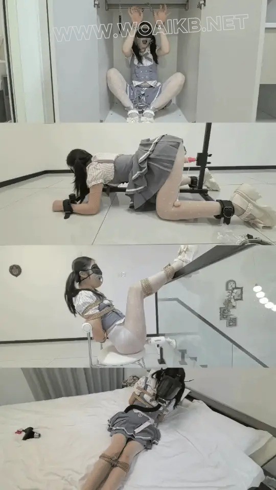 不知道高巢了多少回才能让P机拔出的瞬间液体直接喷射而出 金属镣铐贞操锁震动禁锢…