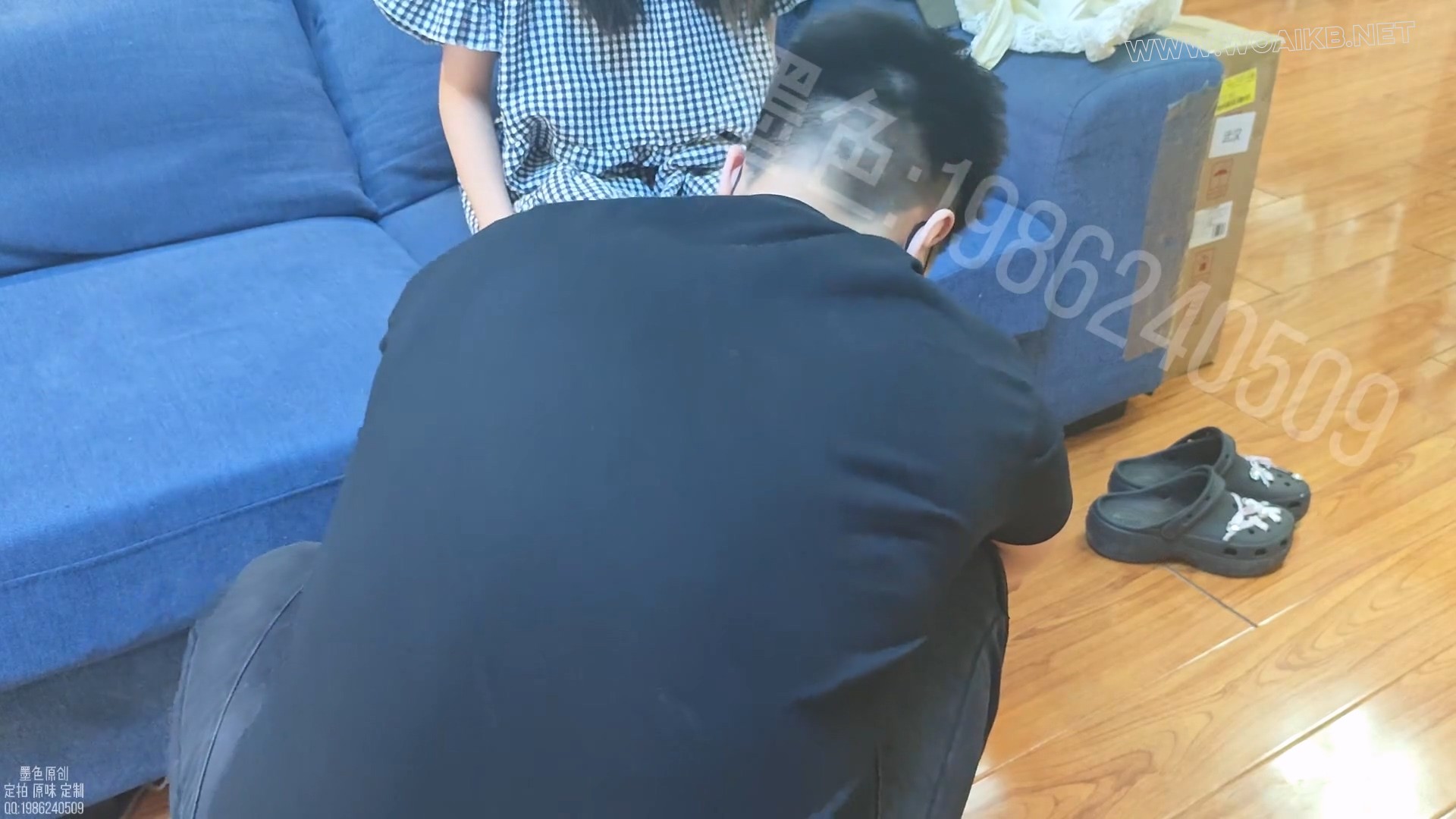 周周连衣裙白袜tk采访