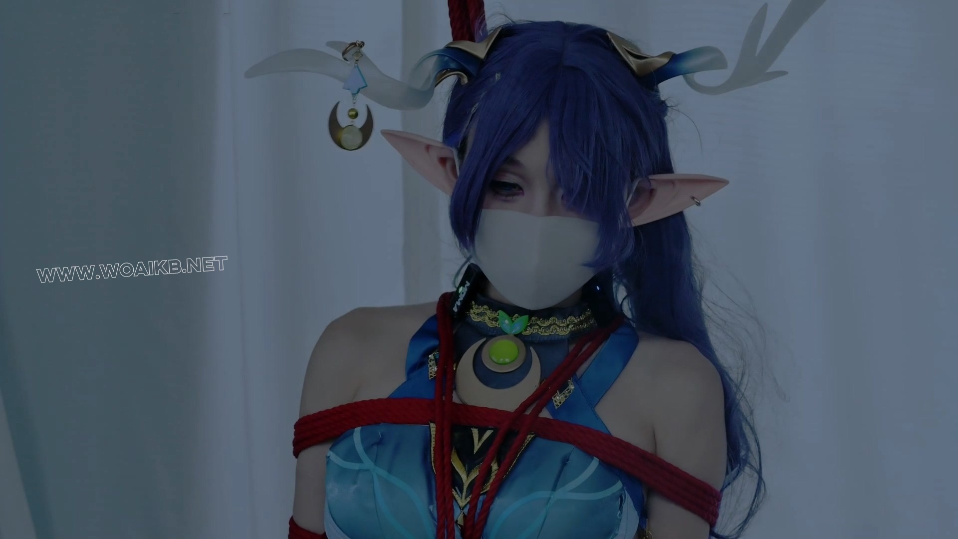 菈乌码强膏窒西游戏 原神 菈乌码 COS 强高 吊紧 窒西 呼吸抑置 驷马 蛇缚