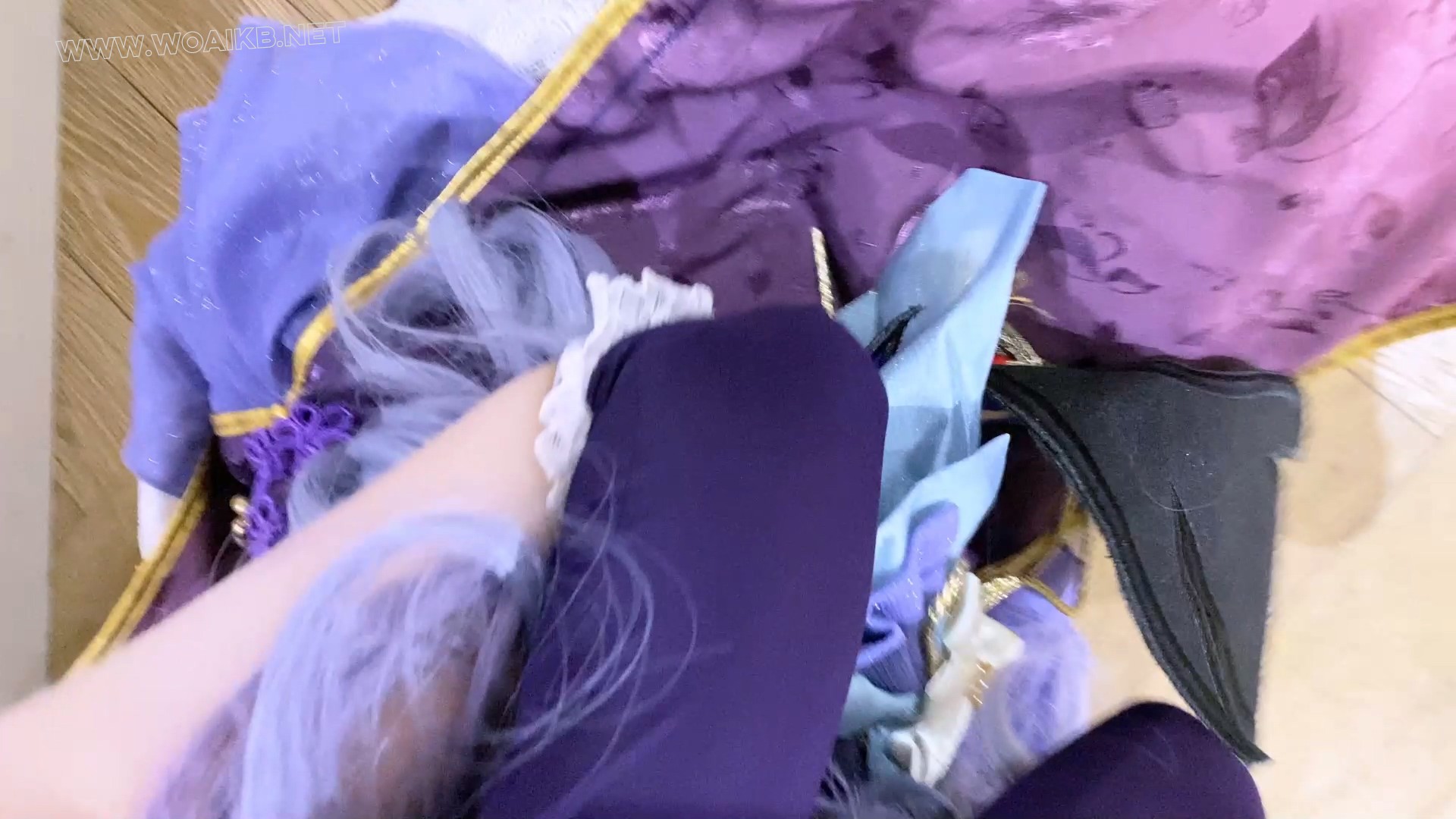 《吃鱼的喵》-客户定拍-第十五集-刻晴同人旗袍cos+入室绑架+日式紧缚+胸缚+强制蟹...