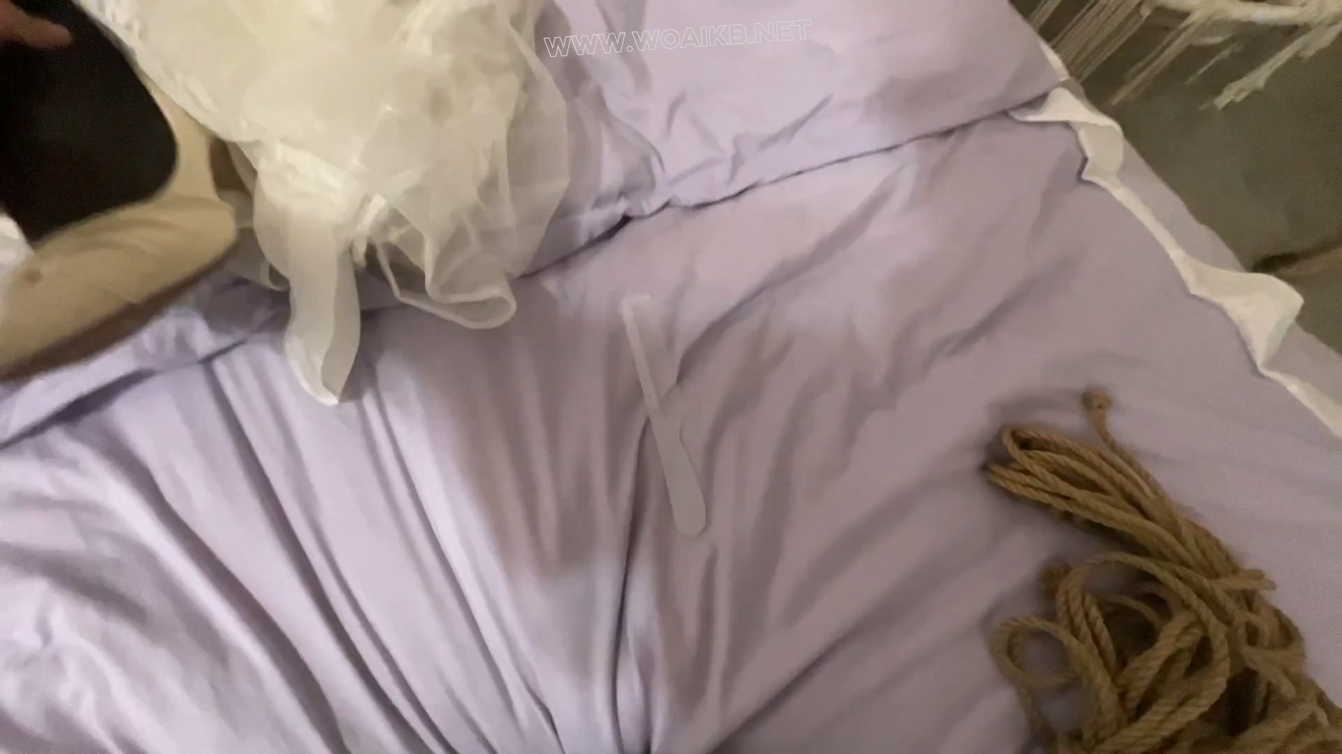 桃花下班回家惨遭保安入室捆绑调教 预览图 18