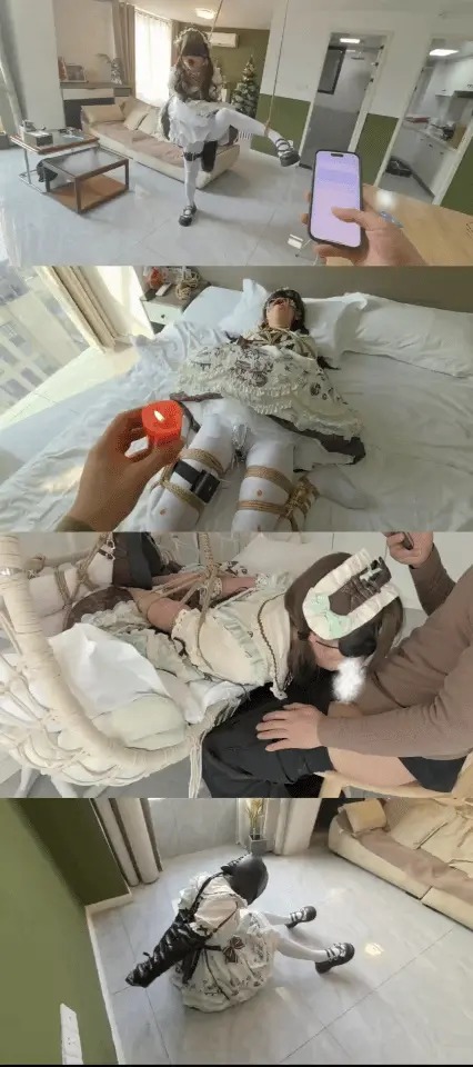 ◤暴走的小萝莉◢温水煮青蛙式的TJ会呈现出什么样的表现 无内白丝 内置震动玩具 电...