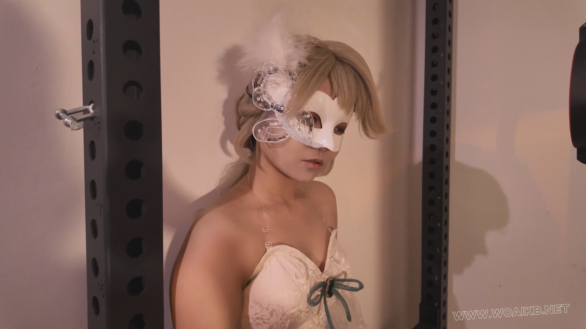 《琳妮特足尖鞋轧带强制踮脚》-海砂— 拘束架放置 龙门架强高踮脚 预览图 1