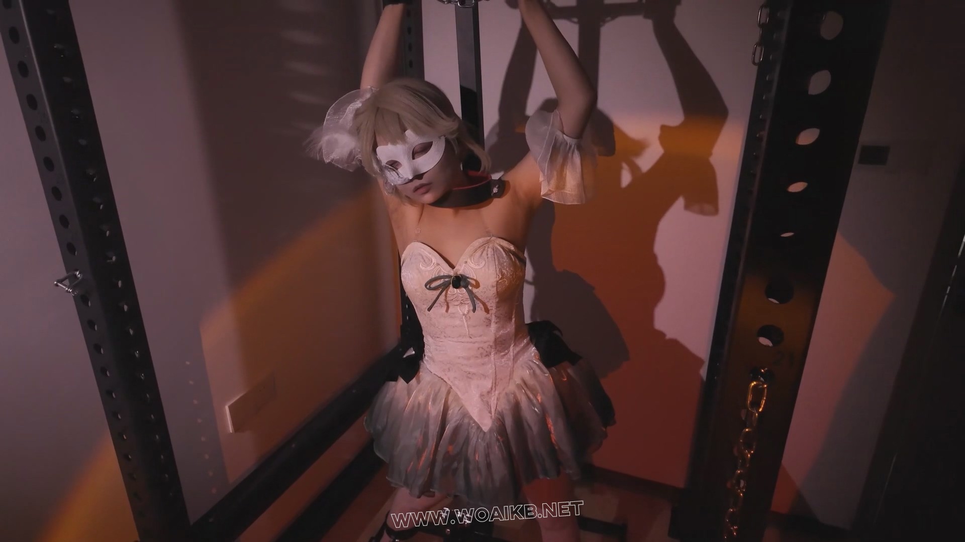 《琳妮特足尖鞋轧带强制踮脚》-海砂— 拘束架放置 龙门架强高踮脚 预览图 6