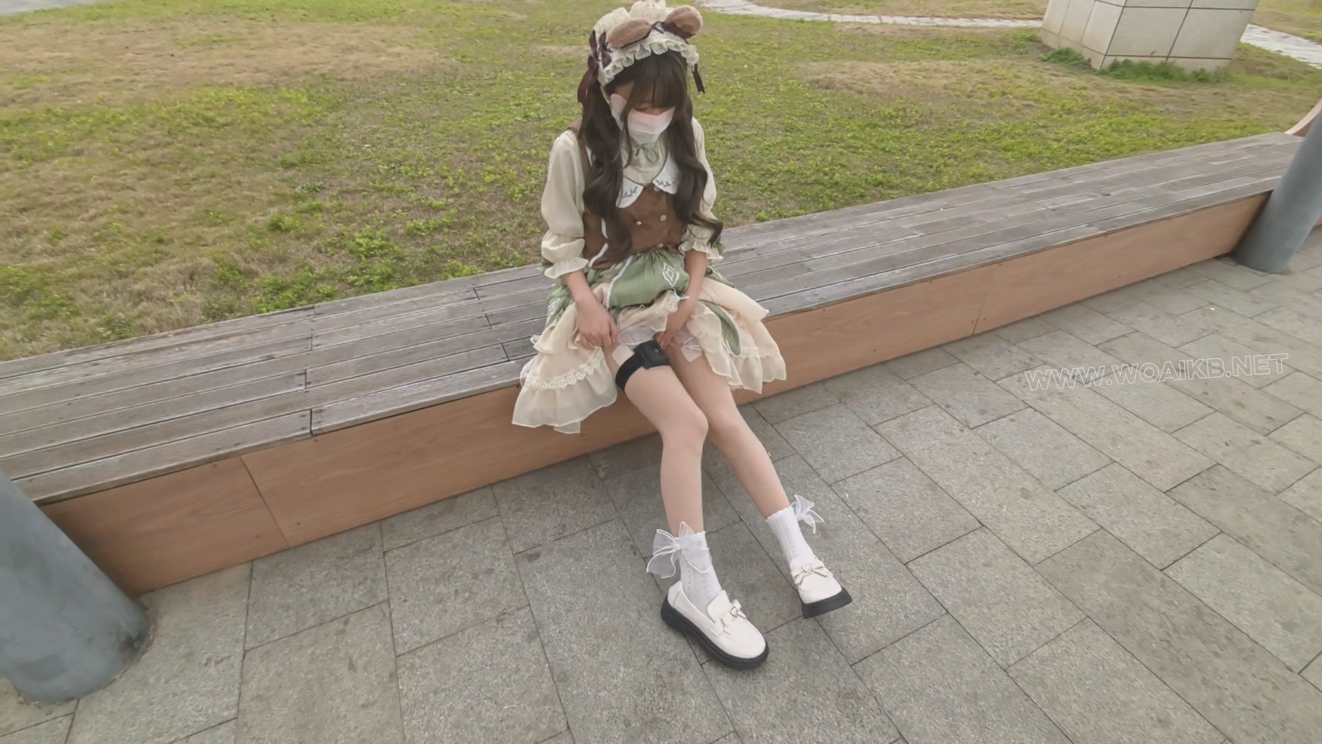 ◤暴走的小萝莉◢ 瞧把我M调成什么骚样了 内裤堵嘴封嘴 波波贝 电击器户外羞耻强高 预览图 22