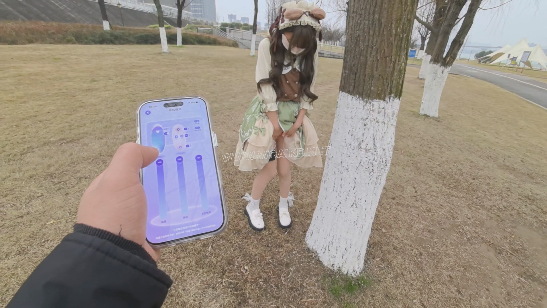 ◤暴走的小萝莉◢ 瞧把我M调成什么骚样了 内裤堵嘴封嘴 波波贝 电击器户外羞耻强高 预览图 16