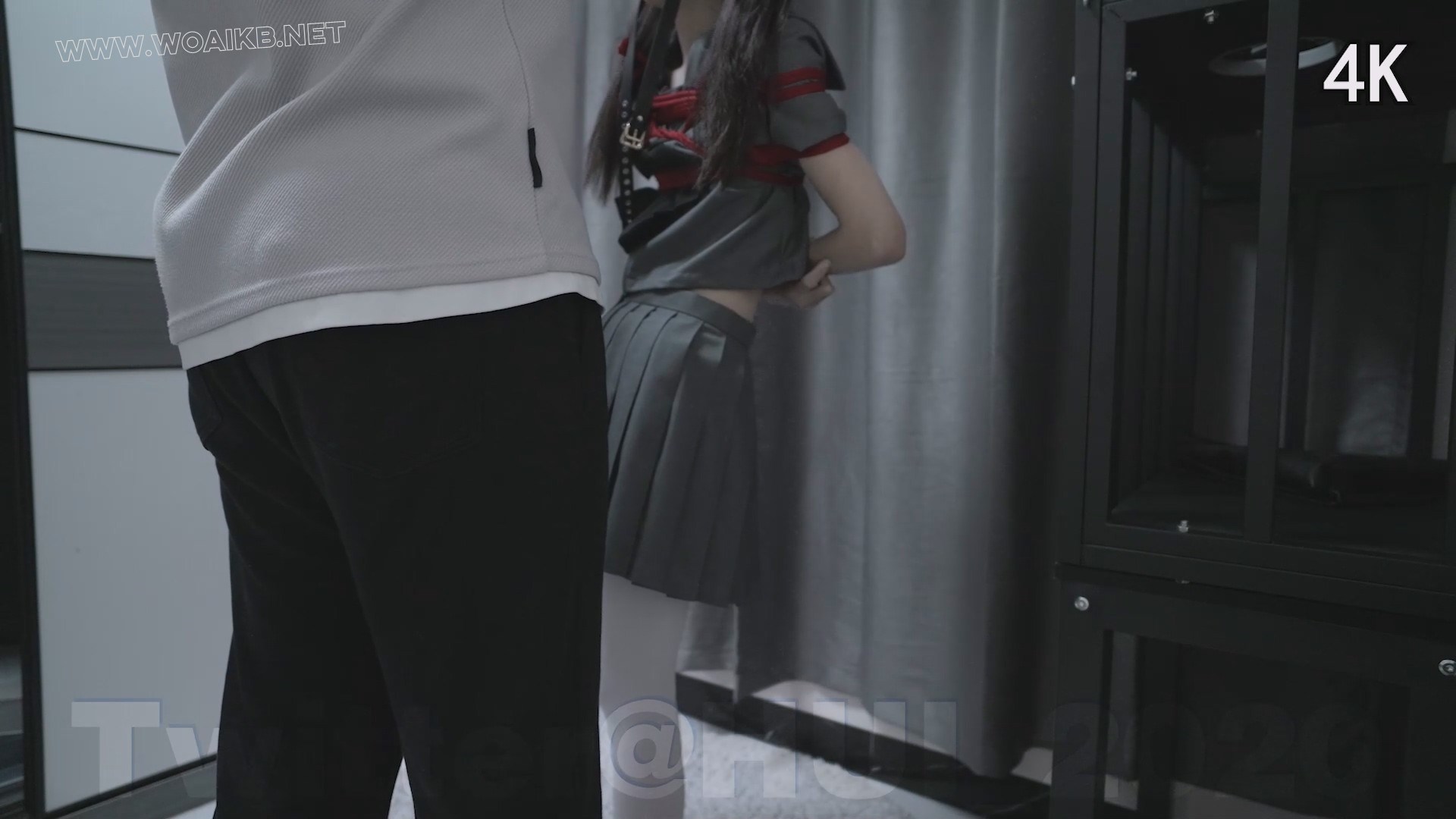 依旧啵啵贝，强制单腿吊，假YJ手动抽插，其实是因为炮机坏了 预览图 5