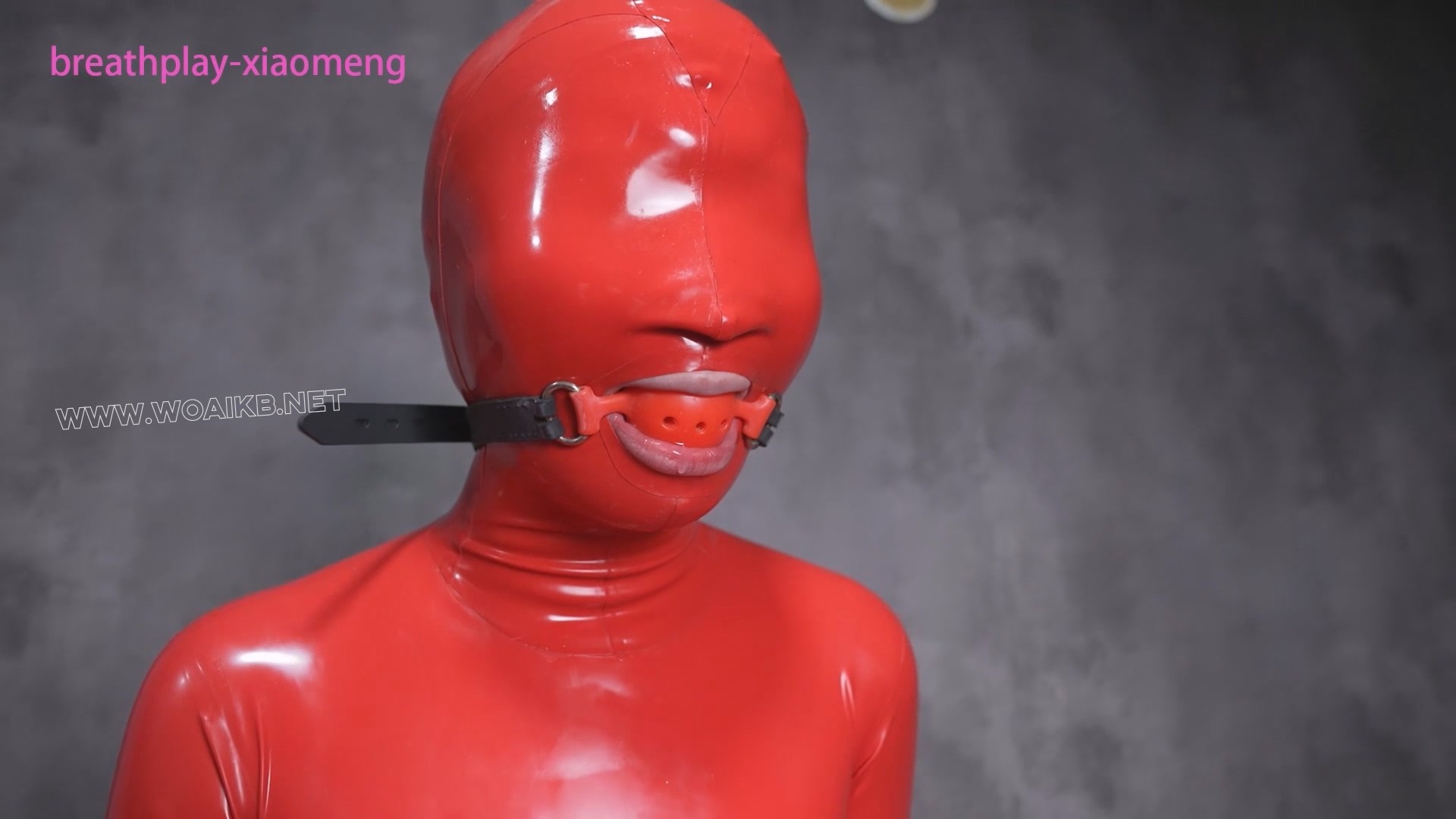 【小萌同学】1mm超小孔头套折磨呼控，阳具插入固定GC 预览图 11