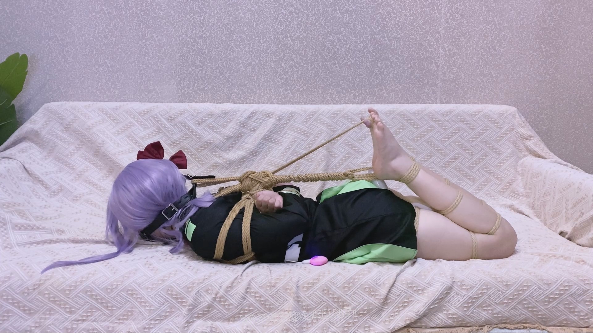 《二次元少女系》-客户定拍-第七集-柊筱娅cos+日式紧缚+胸缚+蛇缚并腿捆+紧缚驷马+... 预览图 5
