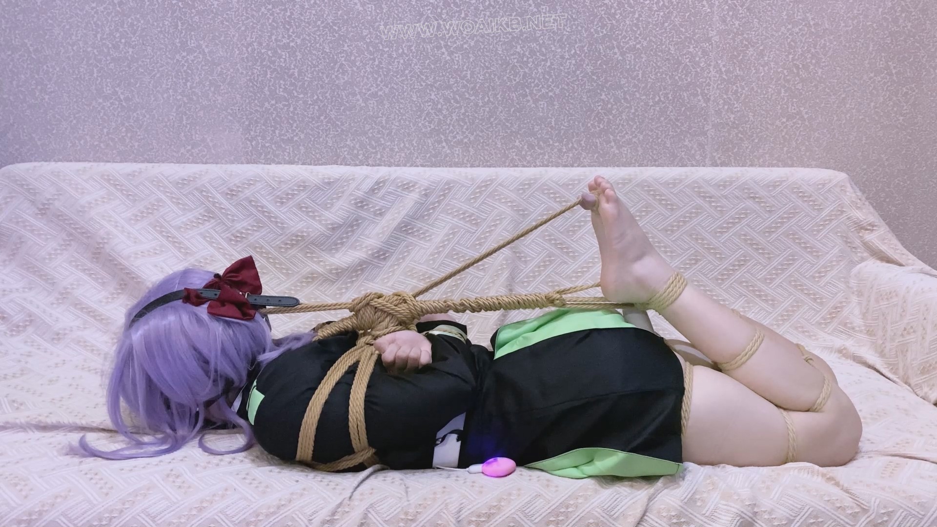 《二次元少女系》-客户定拍-第七集-柊筱娅cos+日式紧缚+胸缚+蛇缚并腿捆+紧缚驷马+... 预览图 7