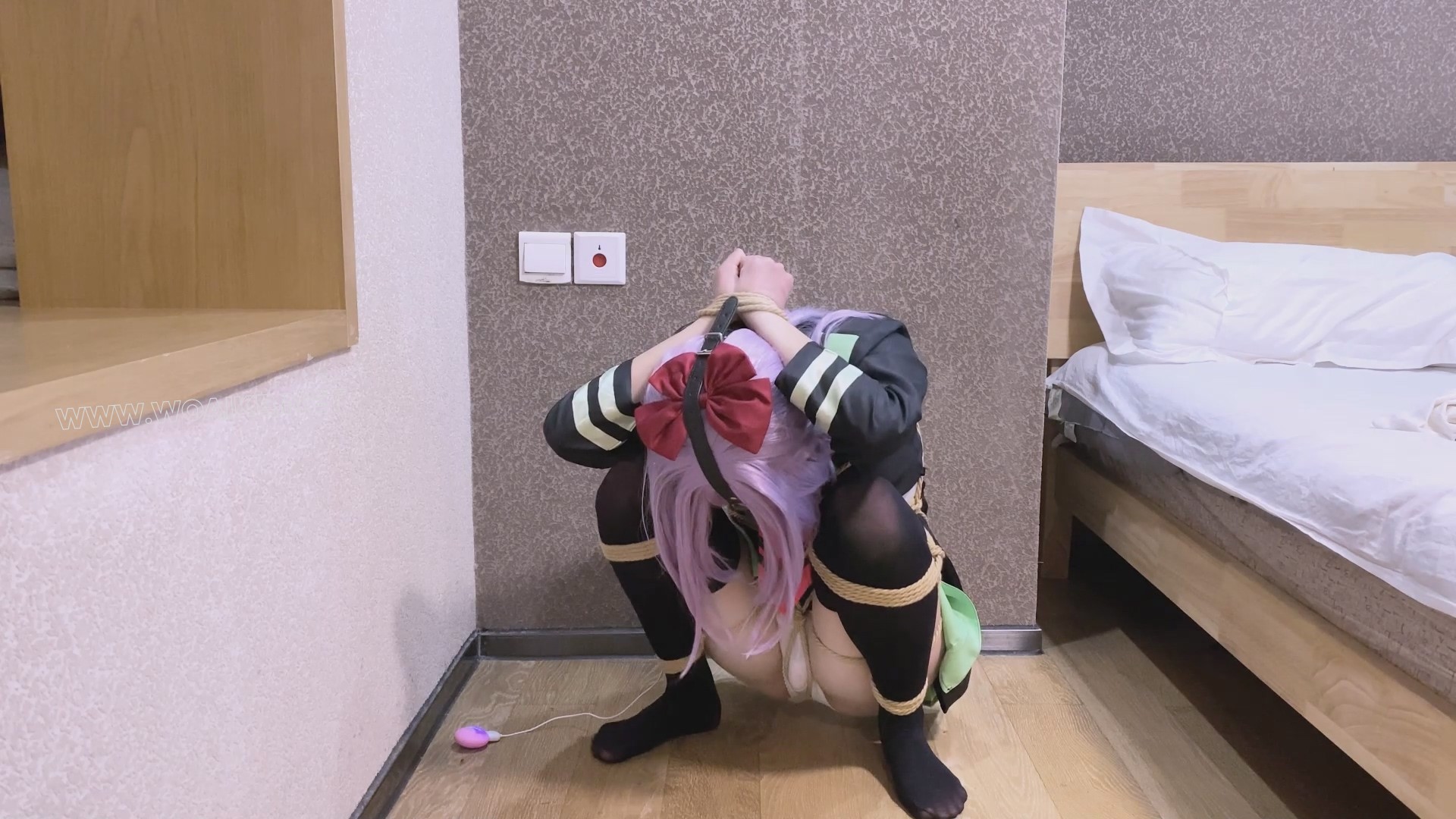 《二次元少女系》-客户定拍-第七集-柊筱娅cos+日式紧缚+胸缚+蛇缚并腿捆+紧缚驷马+... 预览图 15