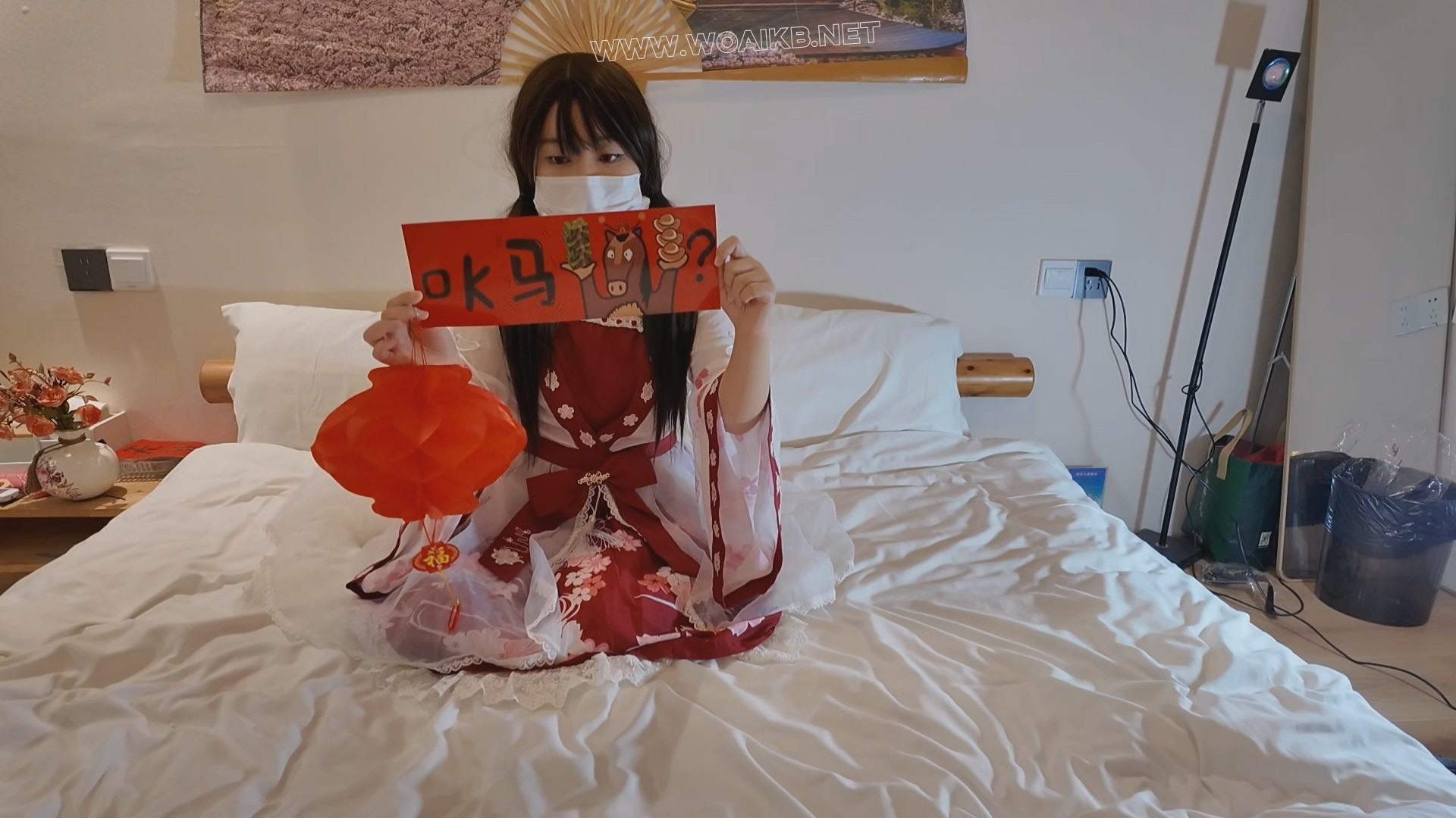 苏苏_和风Lolita开红包小游戏，镣铐捆绑眼罩口塞拘束，td电击刺激 预览图 1