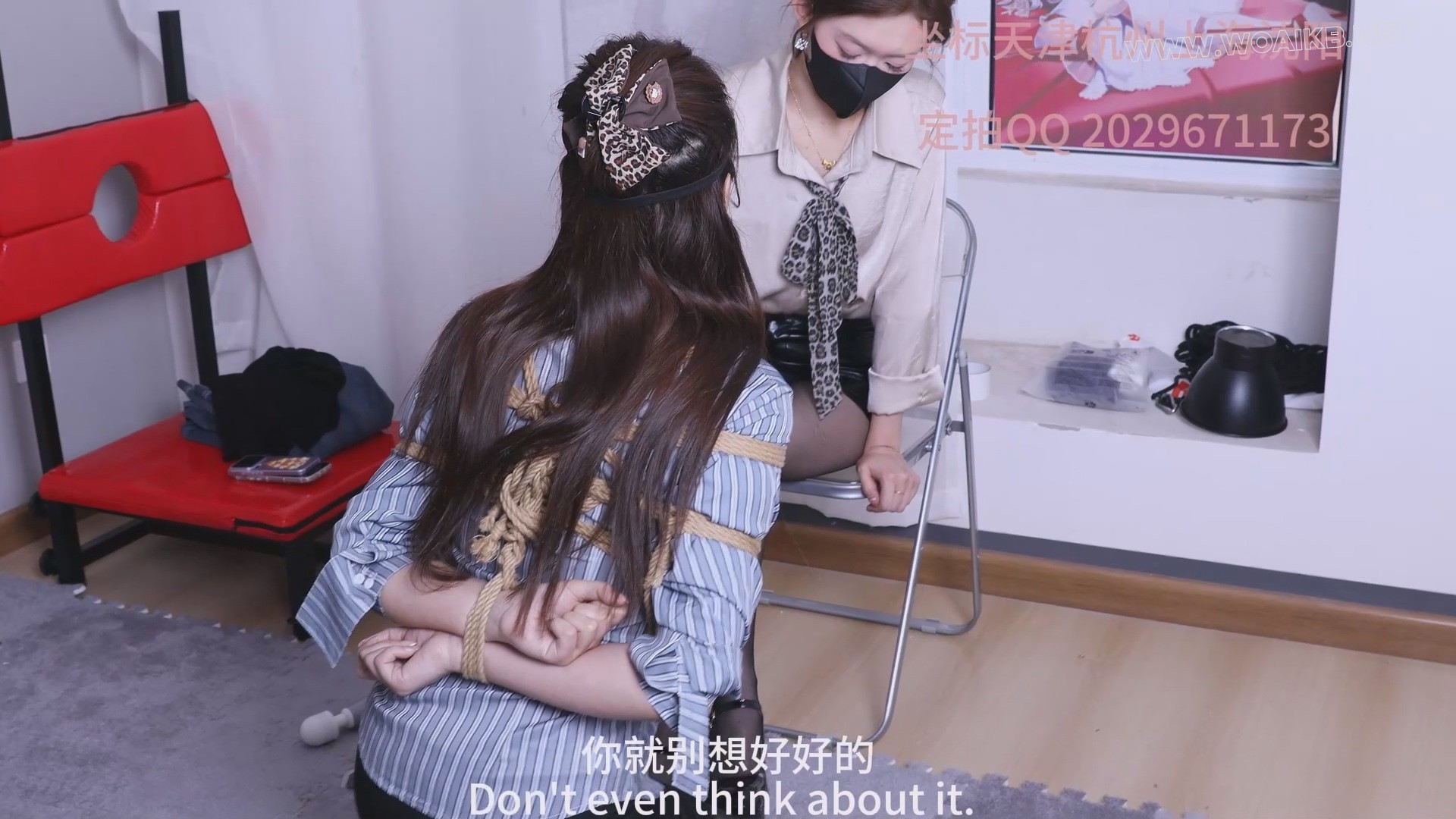 新模夕颜试镜定拍，雪儿人妻改造所营业，女调女，舔脚，QG，捆绑，驯化，拐卖 预览图 1