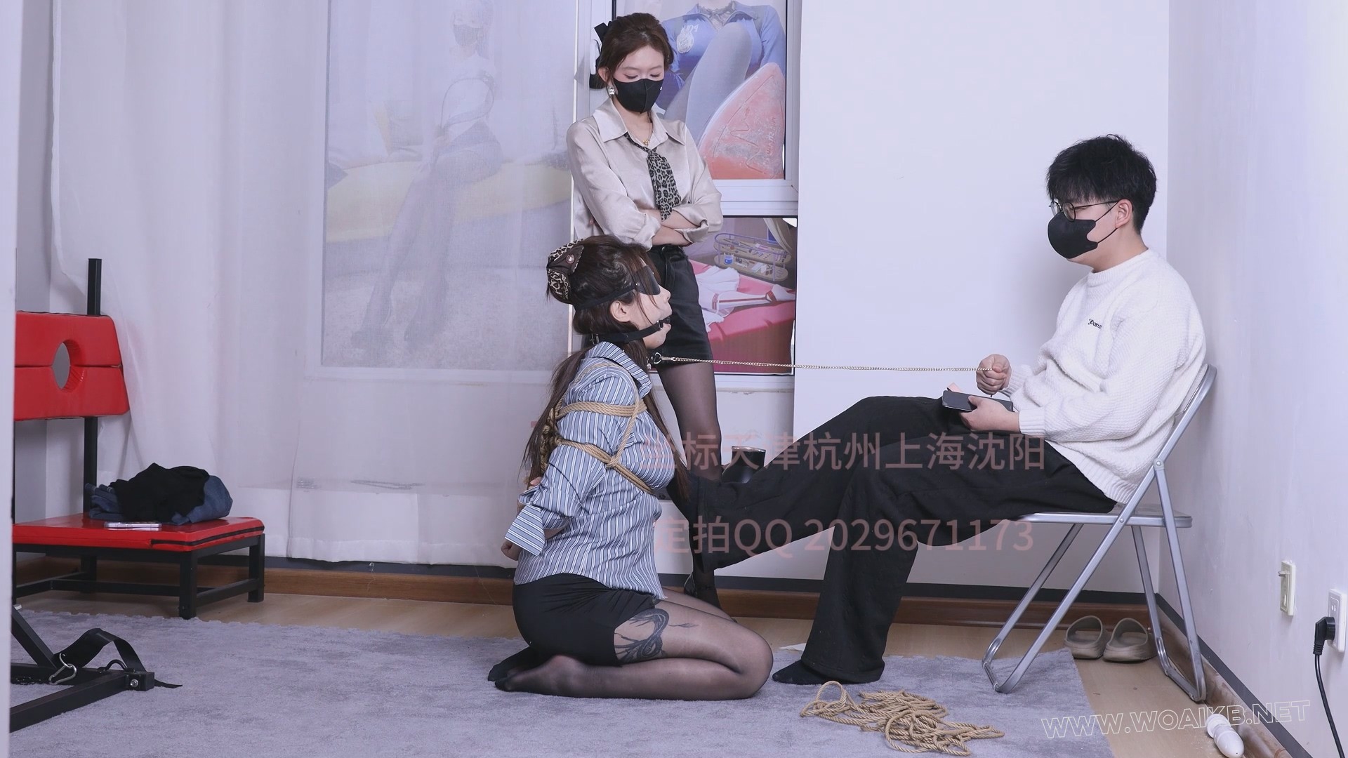 新模夕颜试镜定拍，雪儿人妻改造所营业，女调女，舔脚，QG，捆绑，驯化，拐卖 预览图 17