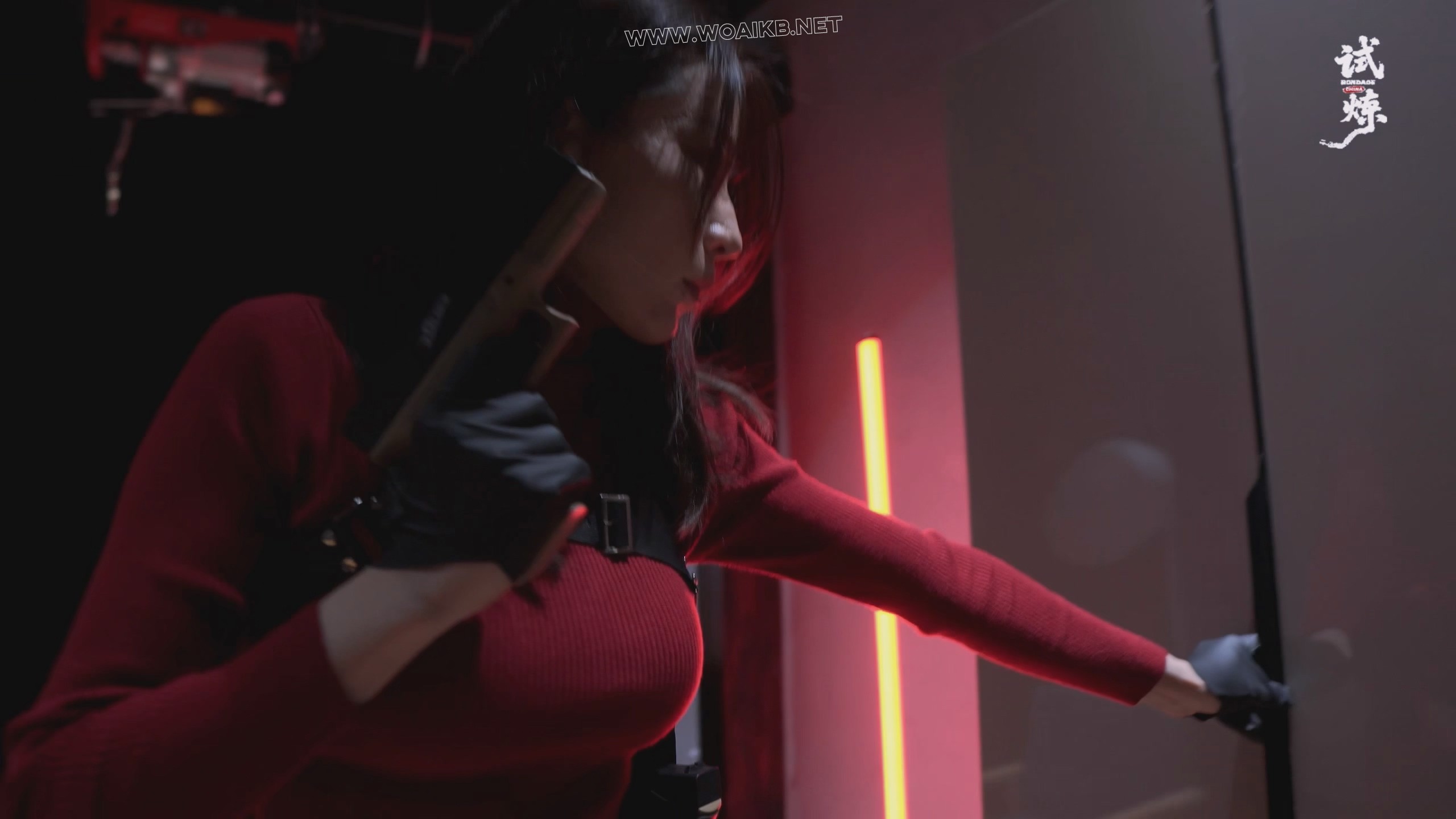 艾达王COS（白杨饰）探查秘密基地被神秘人抓住紧缚拷问（微剧情郊狼啵啵贝） 预览图 2