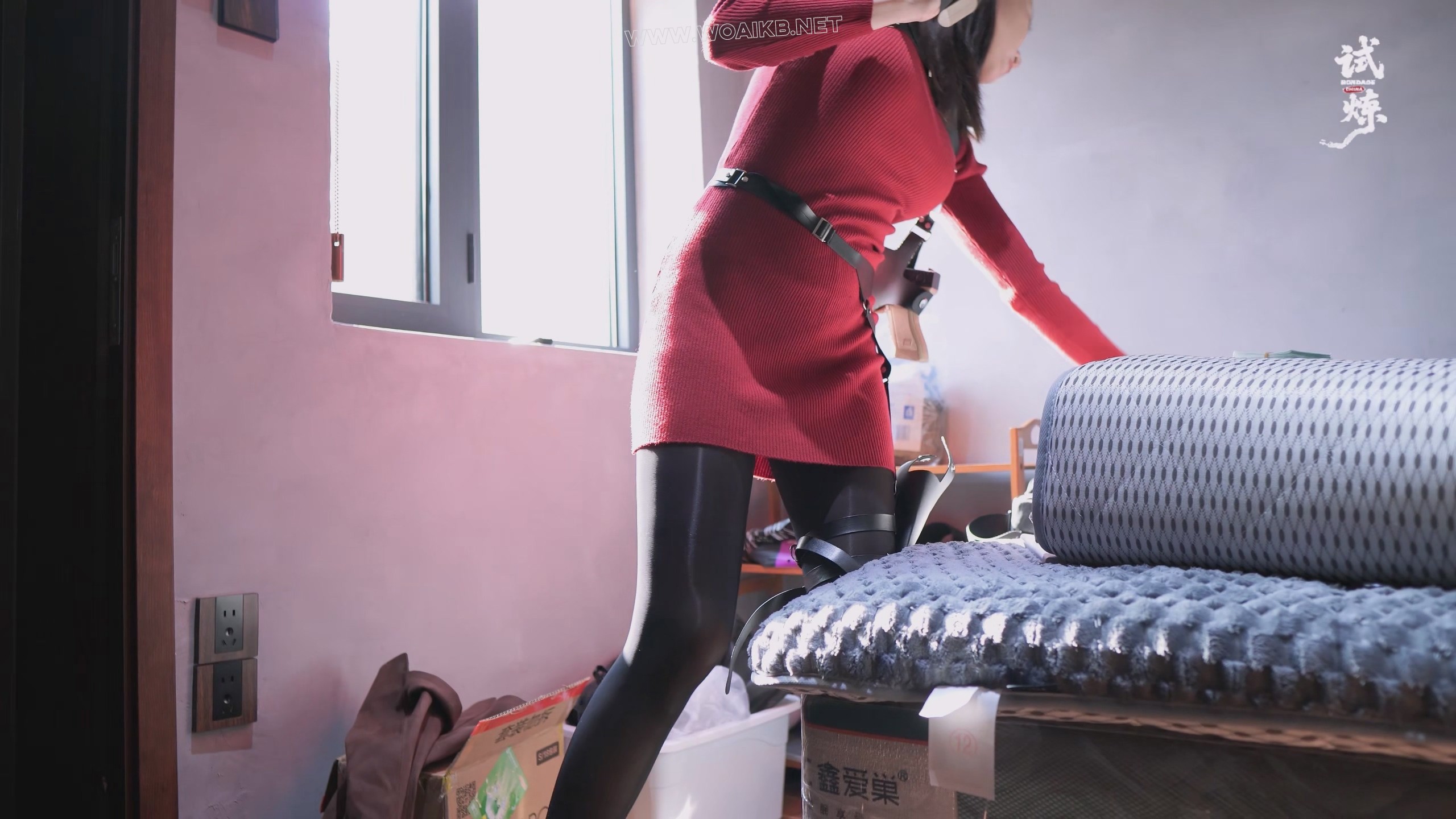 艾达王COS（白杨饰）探查秘密基地被神秘人抓住紧缚拷问（微剧情郊狼啵啵贝）