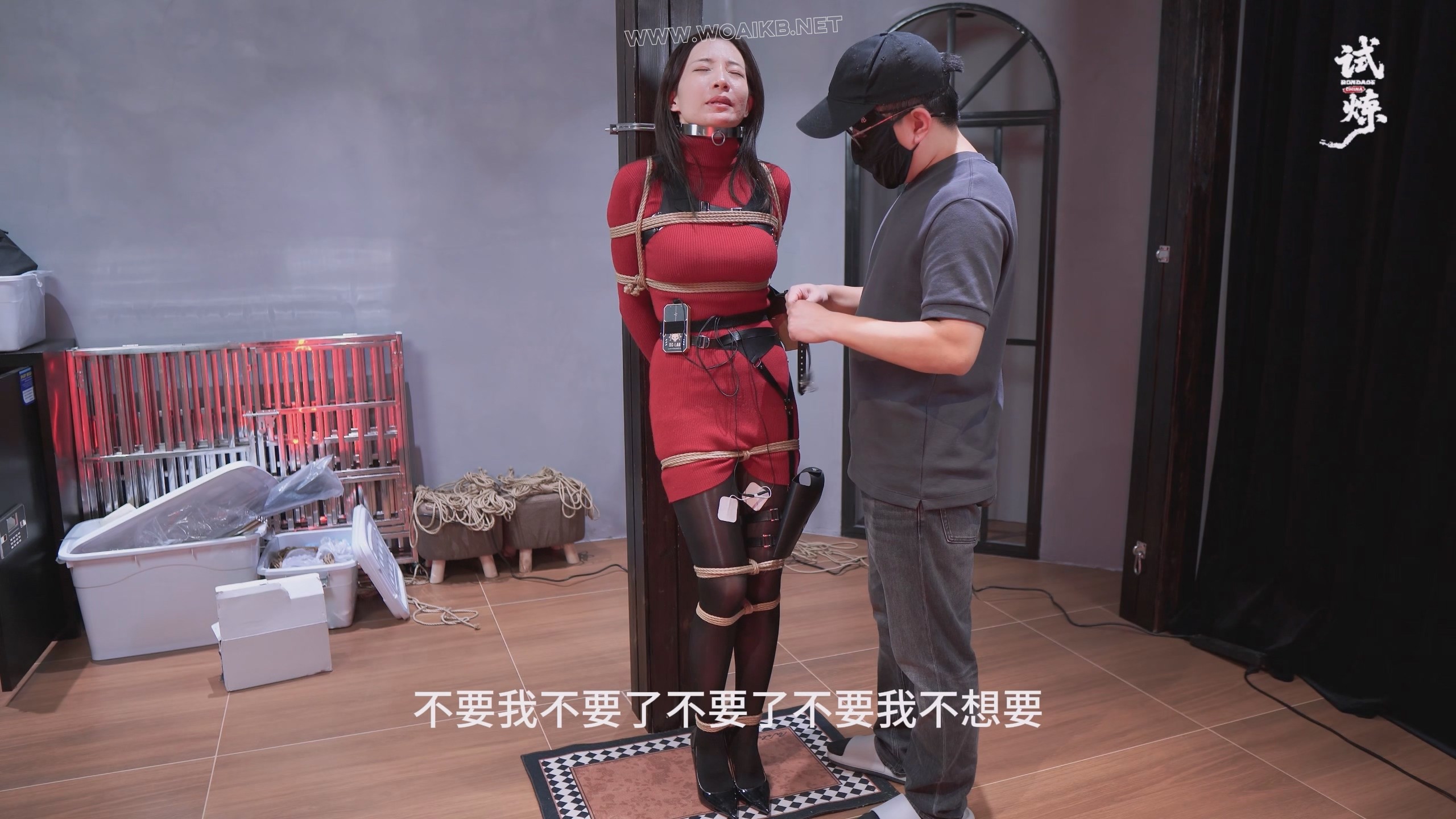 艾达王COS（白杨饰）探查秘密基地被神秘人抓住紧缚拷问（微剧情郊狼啵啵贝） 预览图 14