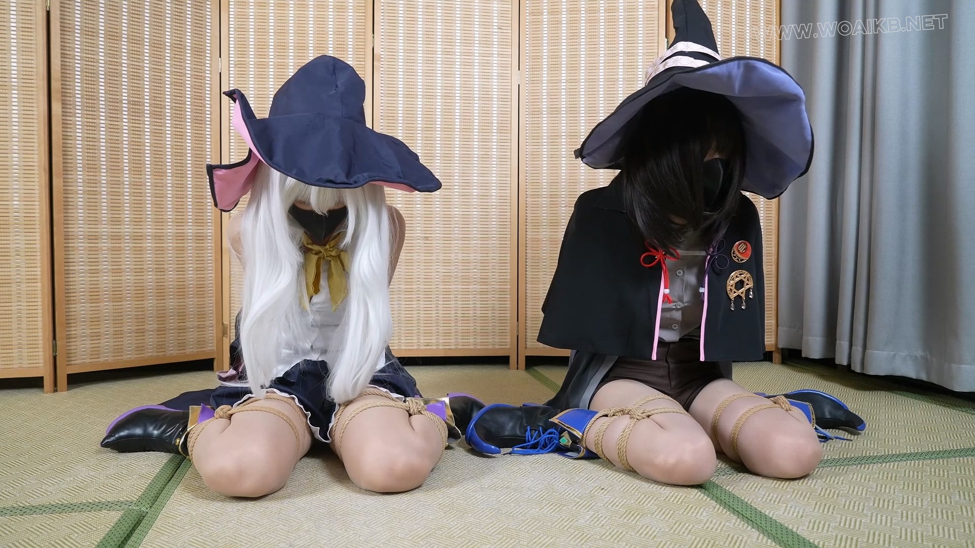 嗷嗷+小0的双人cos来袭！两个角色，四条美丝，尽享诱惑！ 预览图 8