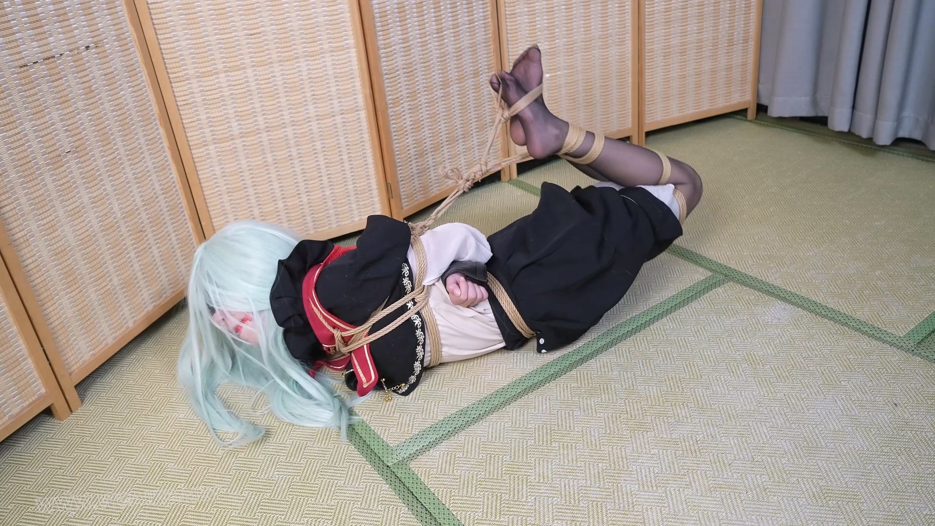 嗷嗷cos若叶睦，捆绑玩弄折磨！满地打滚！ 预览图 16