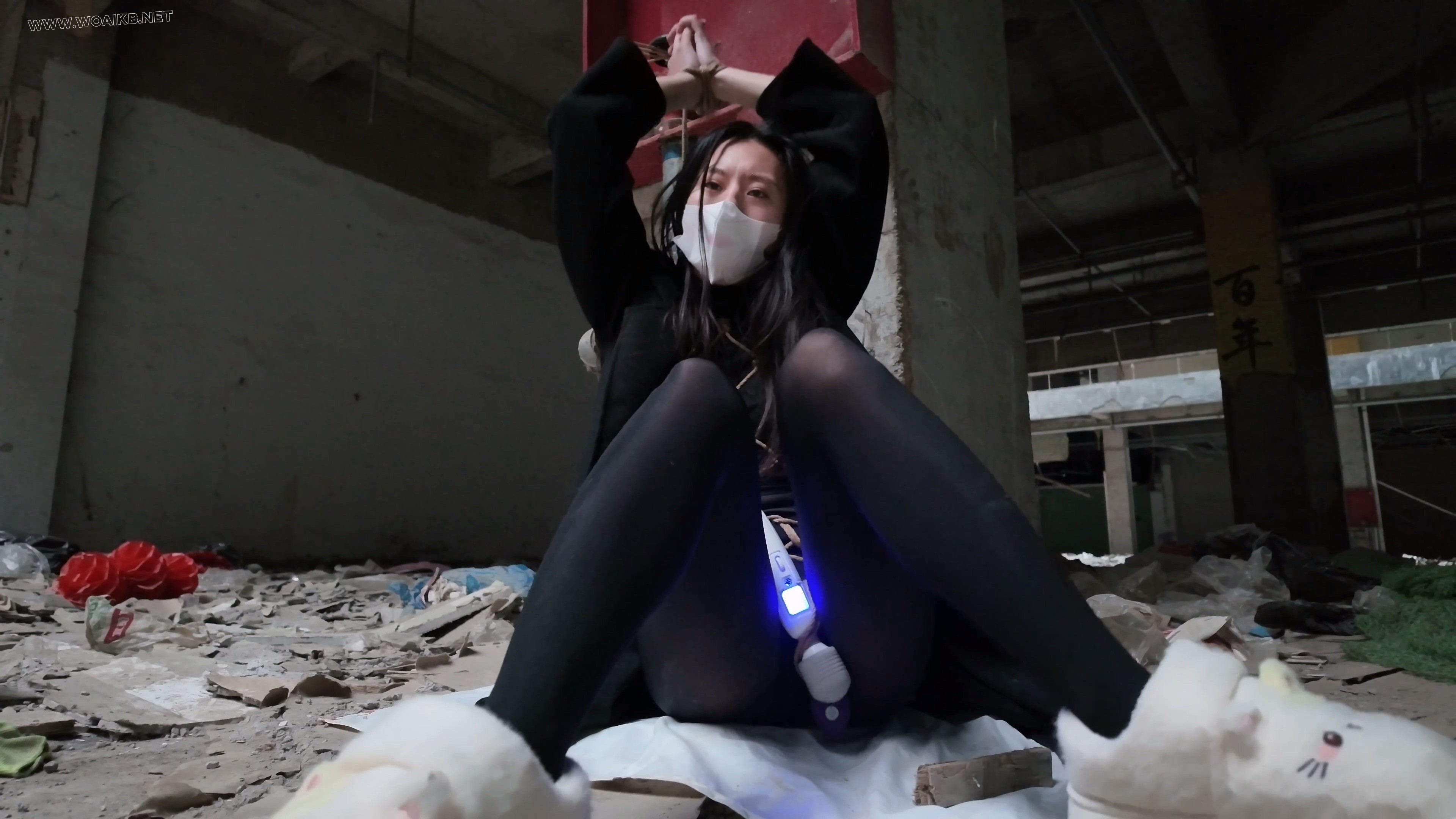 废墟自缚震动棒+跳蛋强震 预览图 18