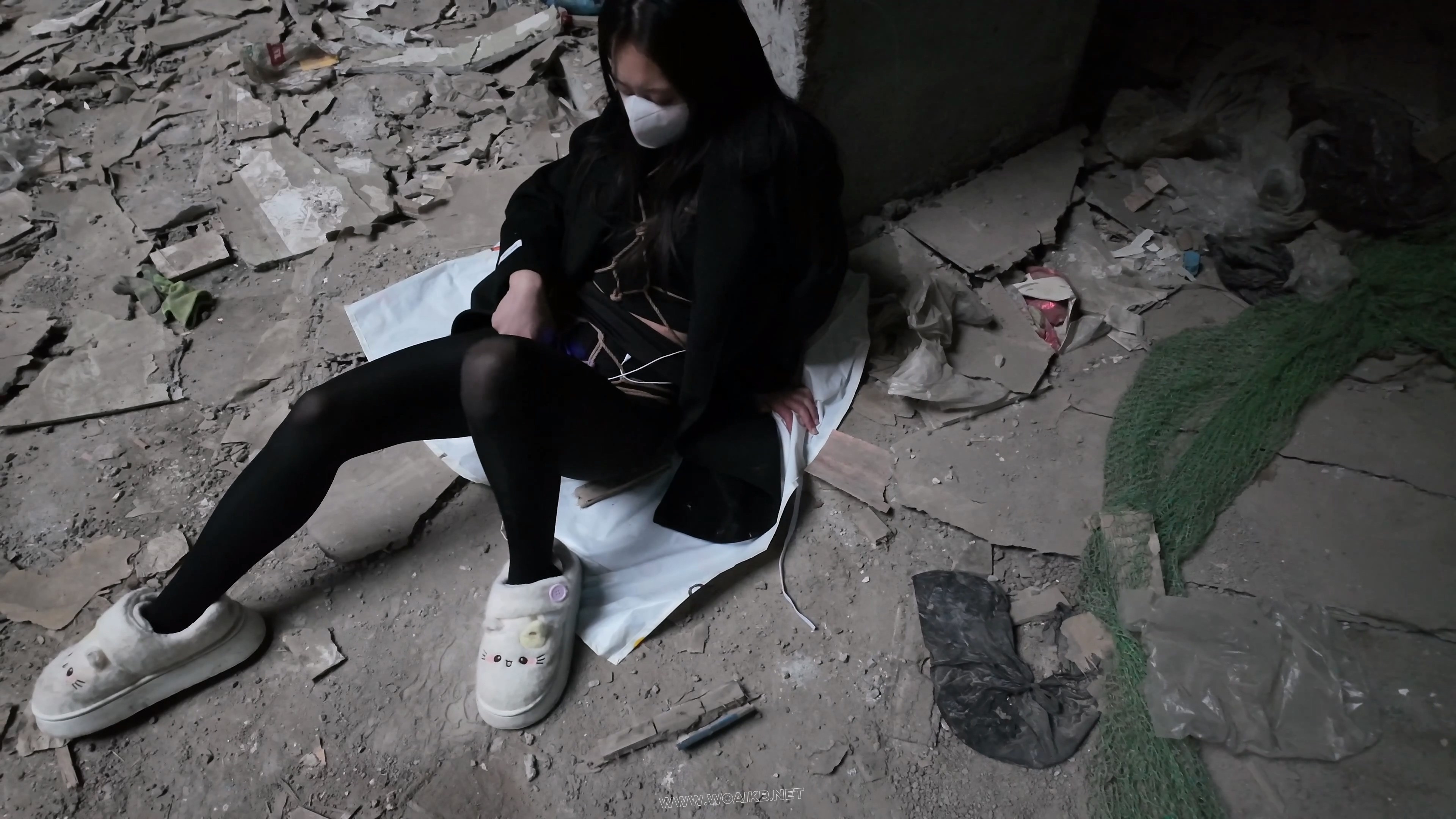 废墟自缚震动棒+跳蛋强震 预览图 15