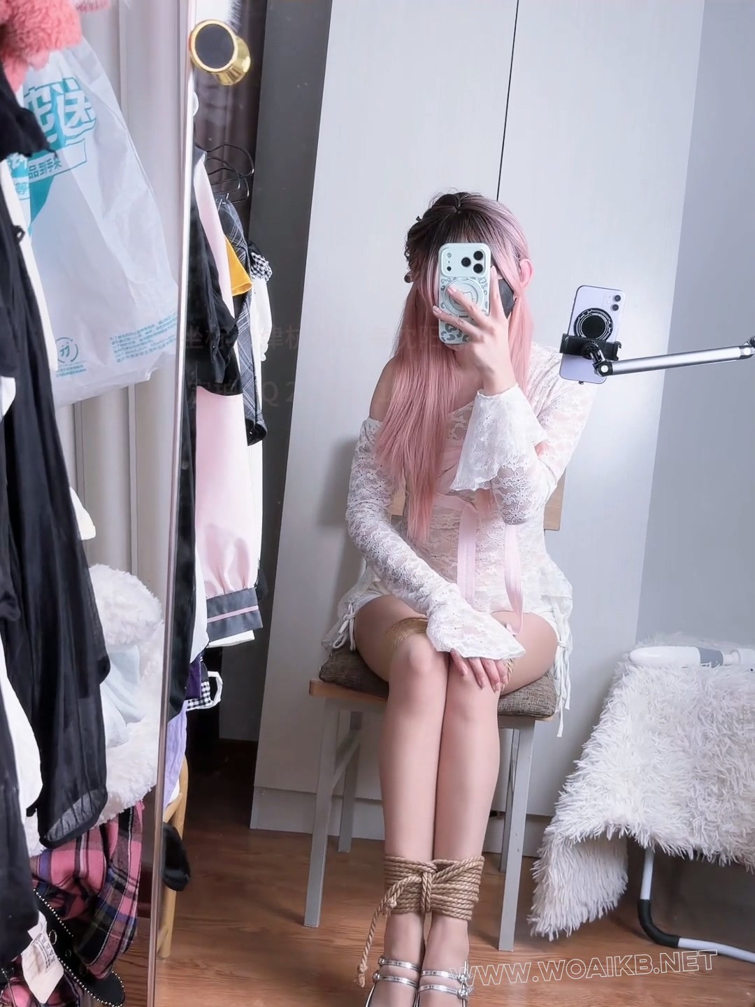 简单的自录定拍，自缚，zw，捆绑 预览图 9